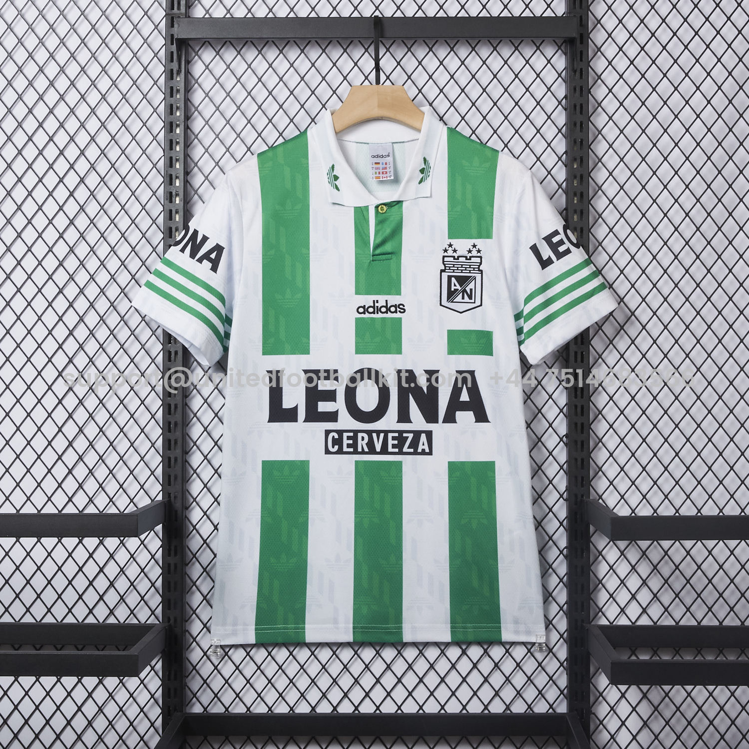 Unitedfootballkit.com | Retro Atlético Nacional 1996-97 Home Jersey -Customize Name, Number and Patch | Worldwide Shipping