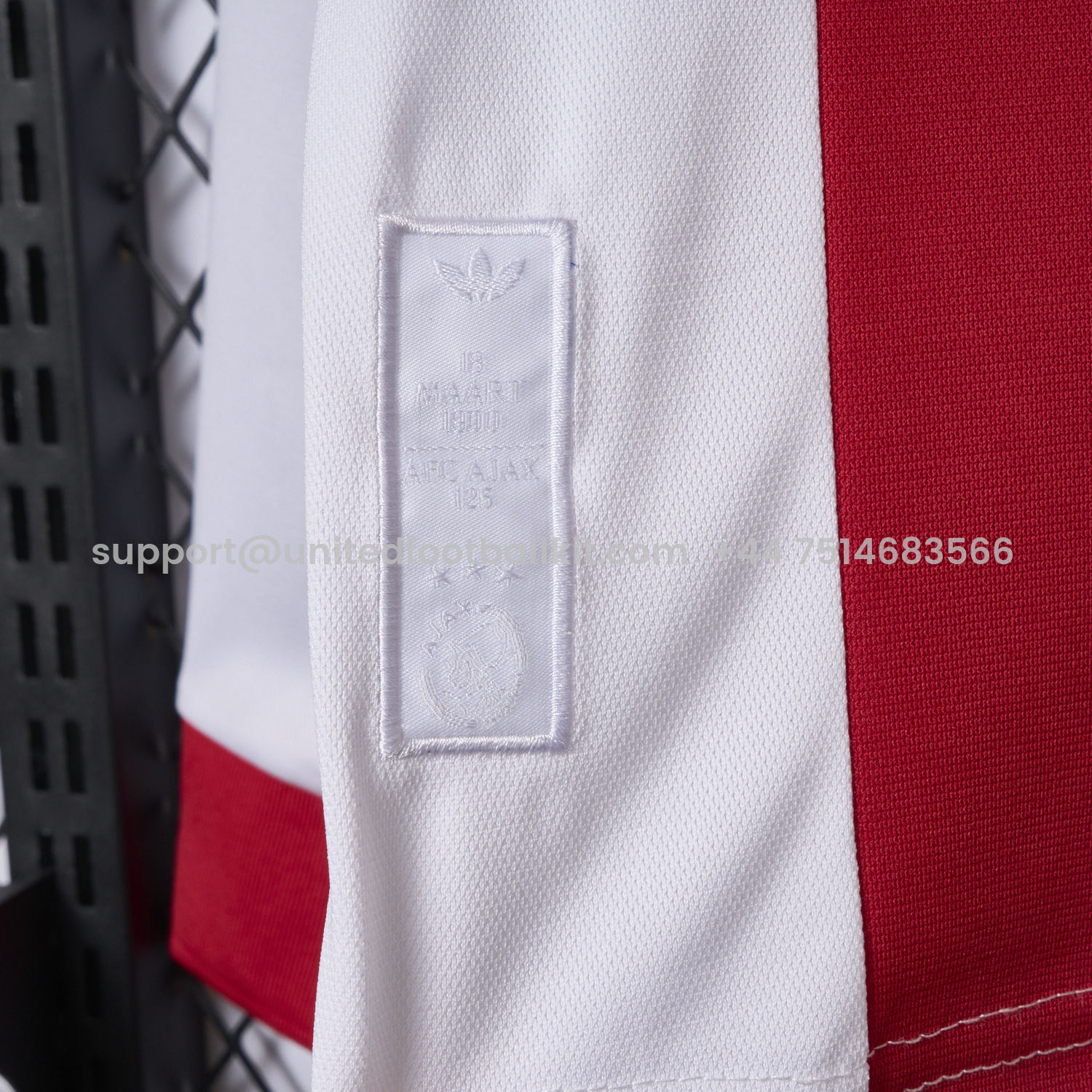 Unitedfootballkit.com | Ajax 2025 125-Year Anniversary Long Sleeve Kids Kit -Customize Name, Number and Patch | Worldwide Shipping