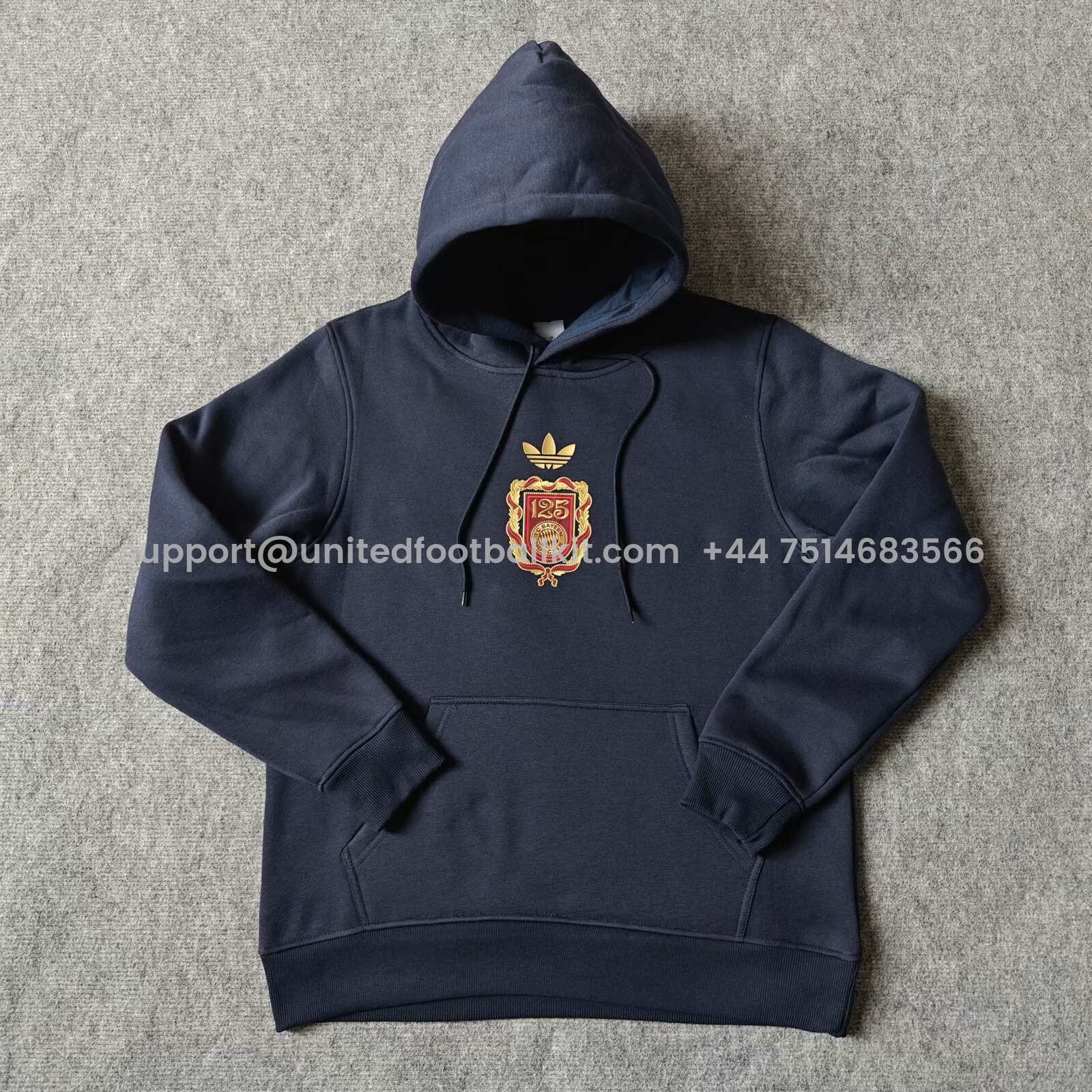 Unitedfootballkit.com | Bayern Munich 2025 125th Anniversary Unisex Pullover Hoodie -Customize Name, Number and Patch | Worldwide Shipping