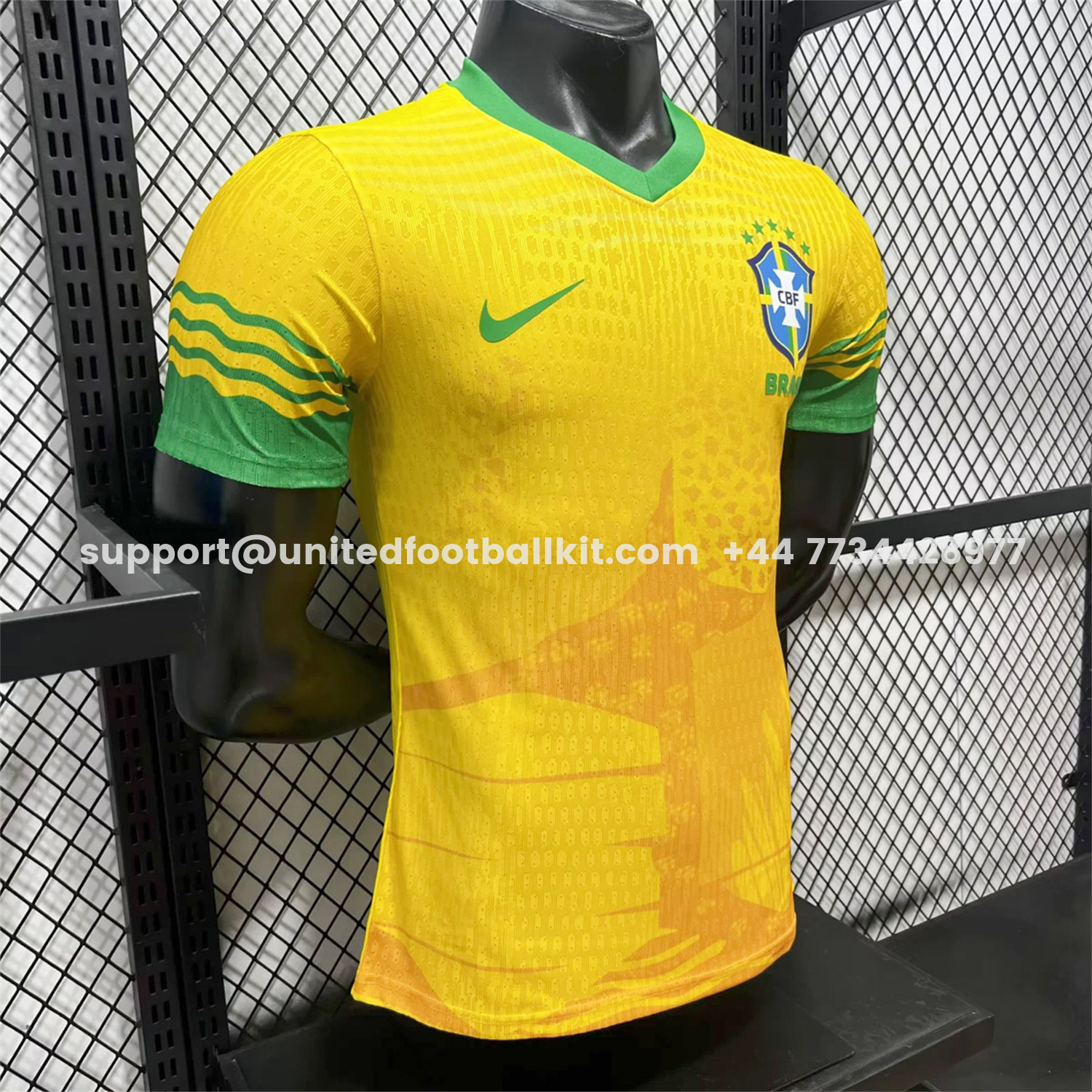 Unitedfootballkit.com | Brazil 2026 Yellow Colors Special Jersey - Player Version -Customize Name, Number and Patch | Worldwide Shipping