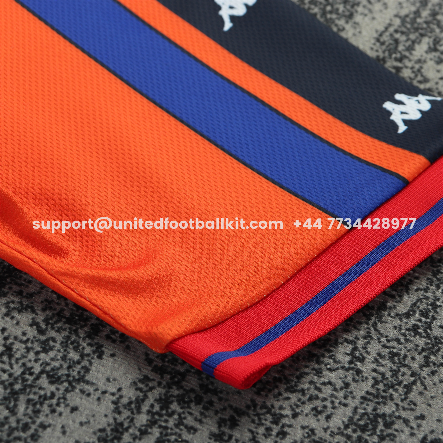 Unitedfootballkit.com | Retro Barcelona 1997-98 Away Kids Kit -Customize Name, Number and Patch | Worldwide Shipping
