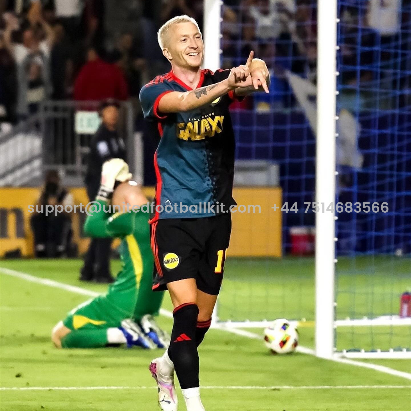 Unitedfootballkit.com | LA Galaxy 2024 Third Kids Kit -Customize Name, Number and Patch | Worldwide Shipping