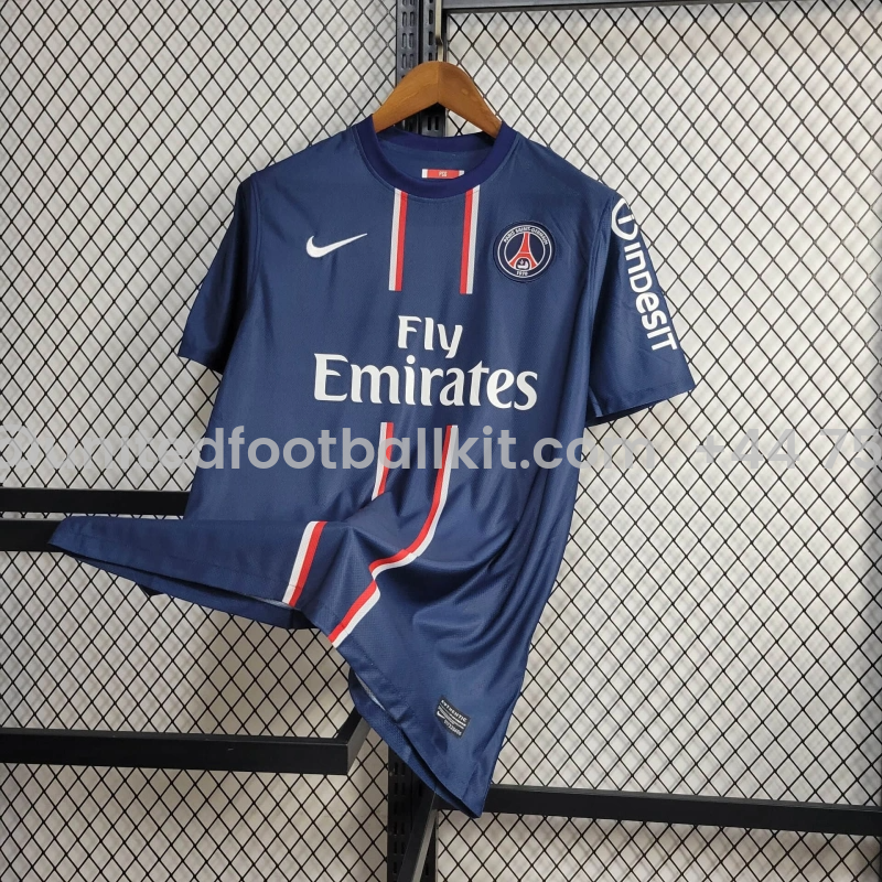 Unitedfootballkit.com | Retro Paris Saint-Germain PSG 2012-13 Home Jersey -Customize Name, Number and Patch | Worldwide Shipping