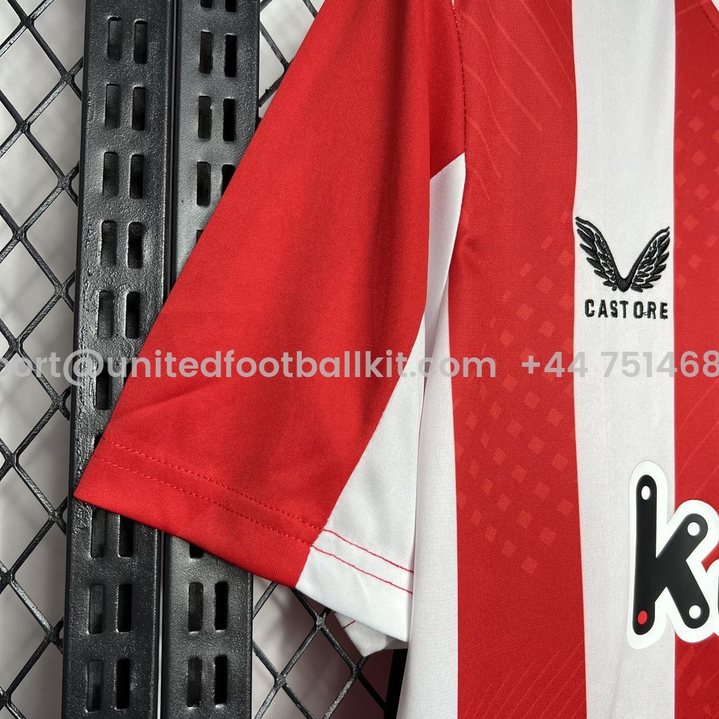 Unitedfootballkit.com | Athletic Bilbao 24-25 Home Stadium Jersey - Fans Version -Customize Name, Number and Patch | Worldwide Shipping