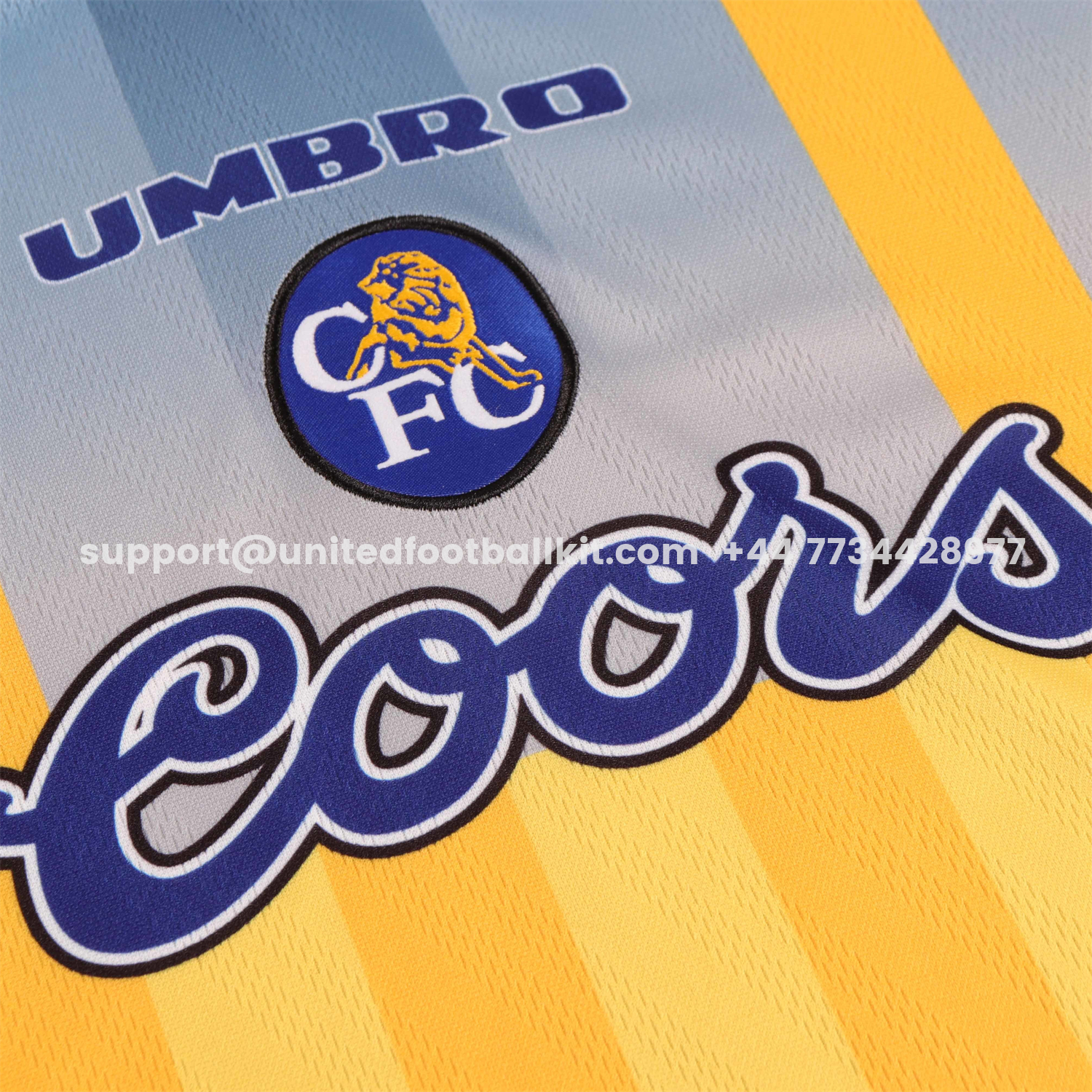 Unitedfootballkit.com | Retro C.H.E.L.S.E.A 1995-97 Away Kids Kit -Customize Name, Number and Patch | Worldwide Shipping