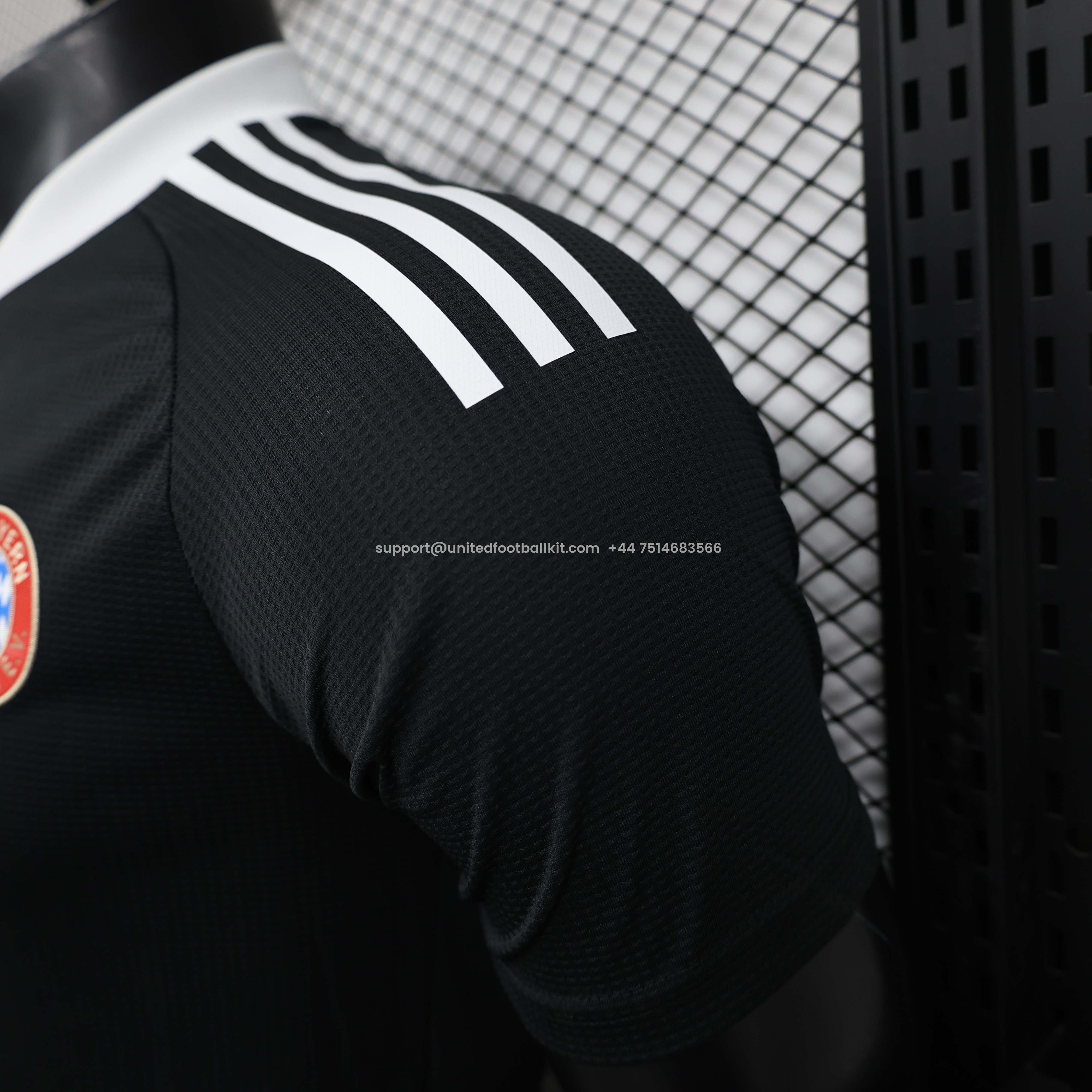 Unitedfootballkit.com | Bayern Munich 24-25 Third Goalkeeper Black Jersey - Player Version -Customize Name, Number and Patch | Worldwide Shipping