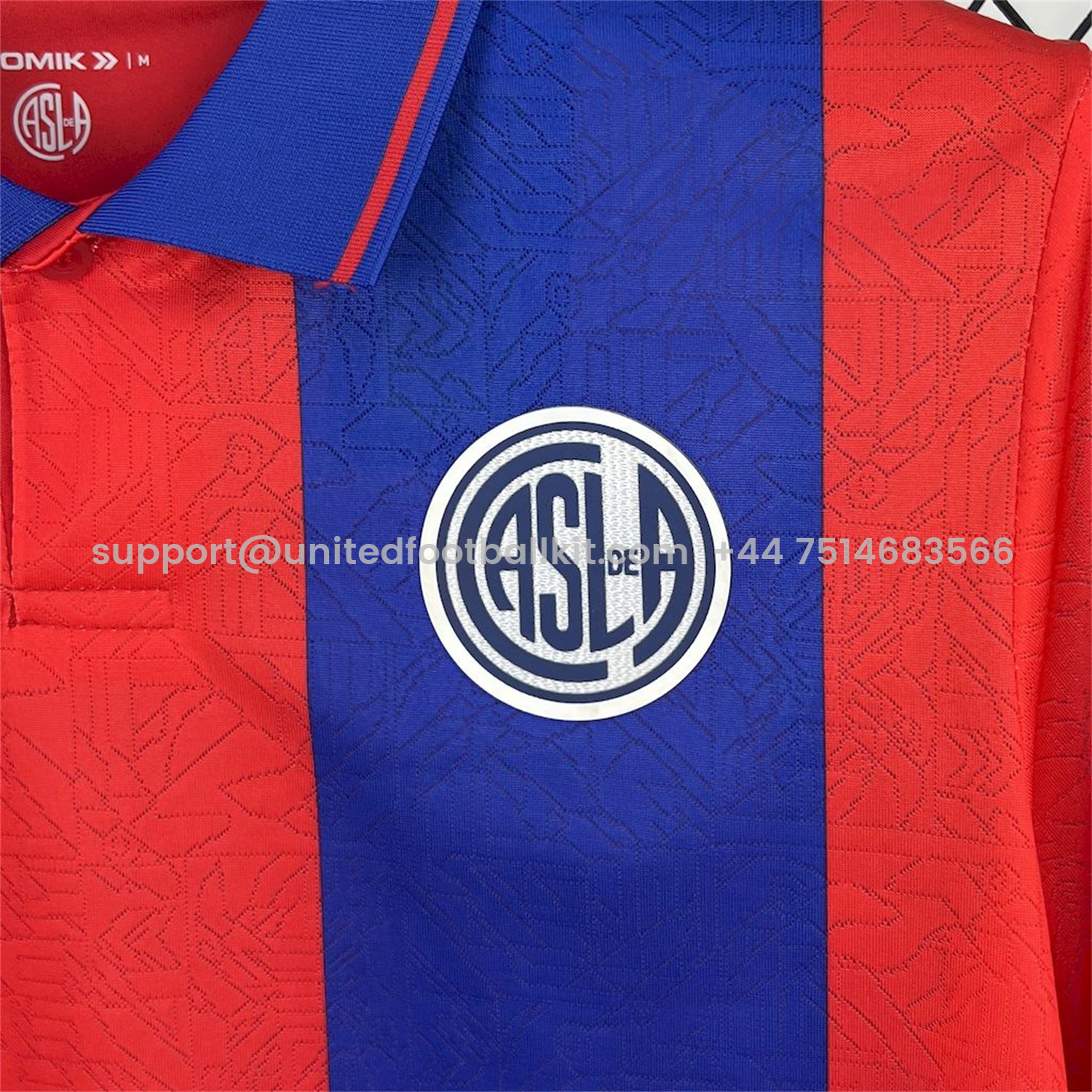 Unitedfootballkit.com | San Lorenzo 25-26 Home Unsponsored Jersey - Fans Version -Customize Name, Number and Patch | Worldwide Shipping