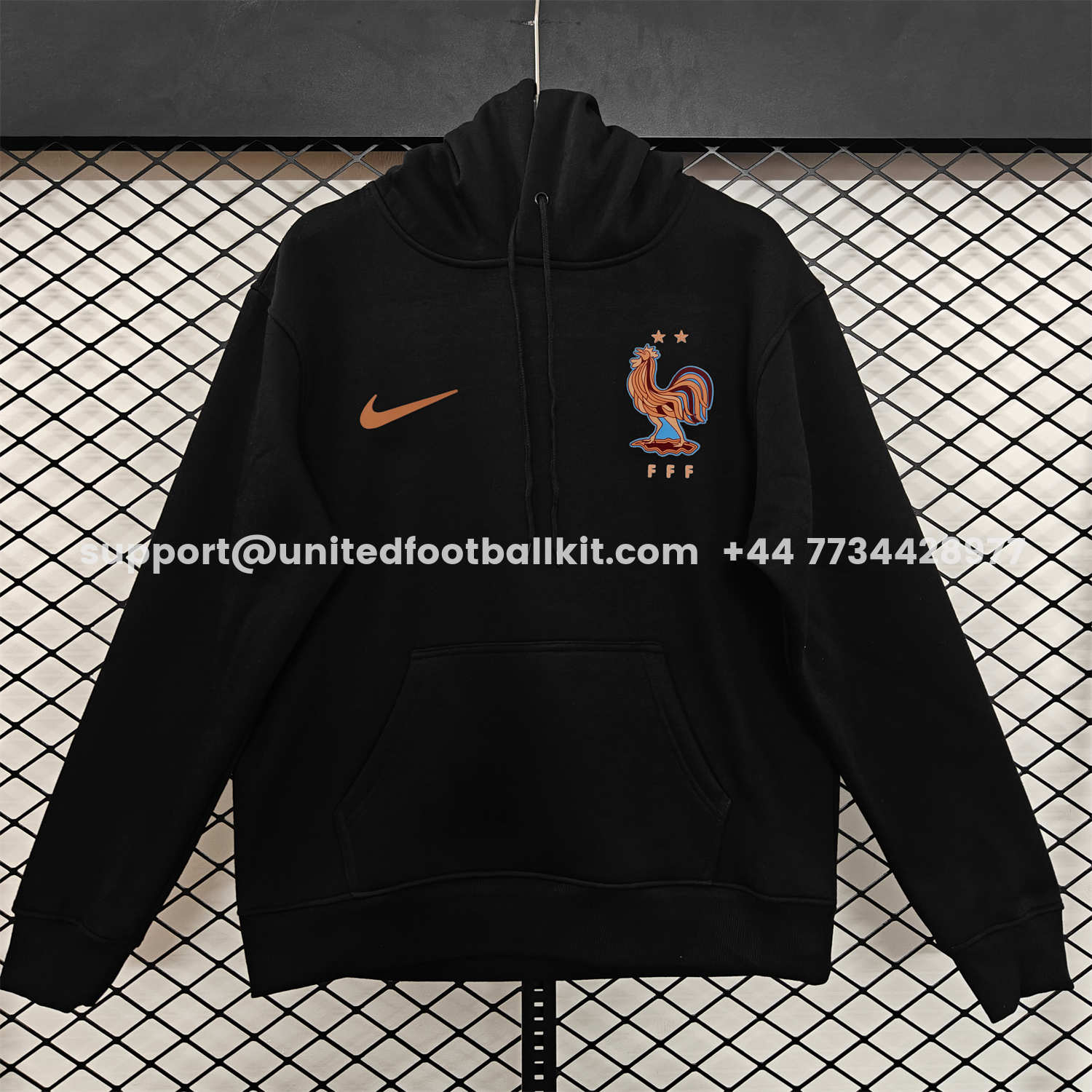 Unitedfootballkit.com | France 2026 Home Unisex Pullover Hoodie -Customize Name, Number and Patch | Worldwide Shipping