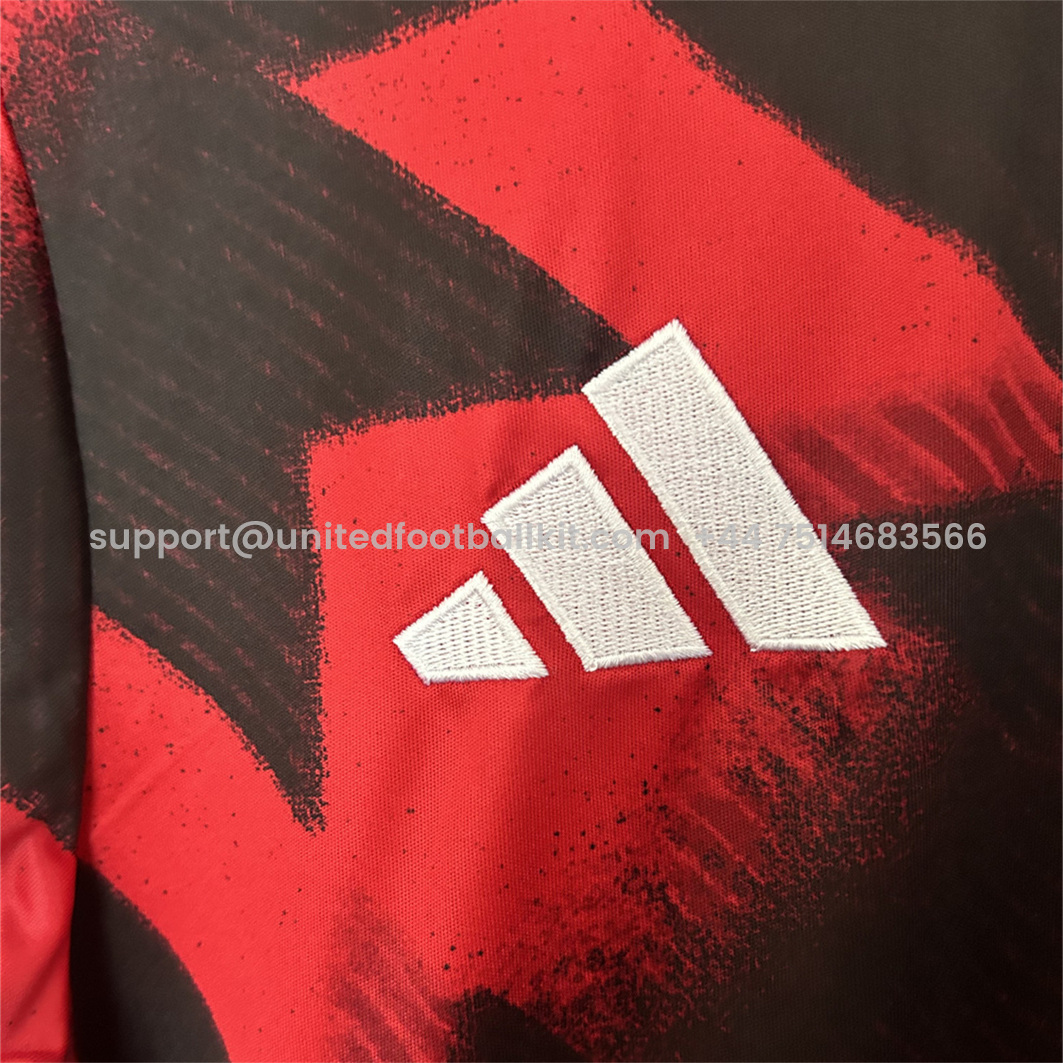 Unitedfootballkit.com | Manchester United 25-26 Red Pre-match Training Jersey - Fans Version -Customize Name, Number and Patch | Worldwide Shipping