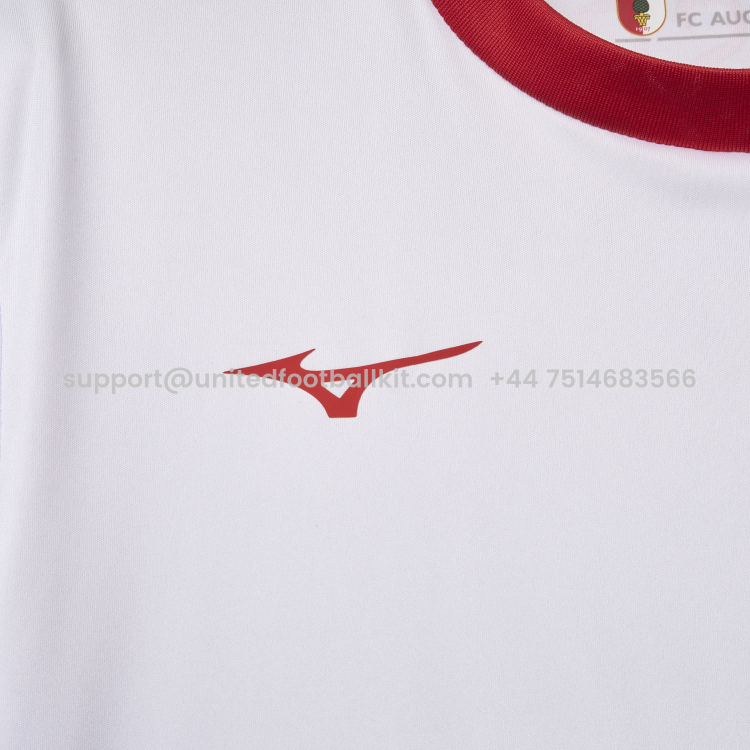 Unitedfootballkit.com | Augsburg 25-26 Home Jersey - Fans Version -Customize Name, Number and Patch | Worldwide Shipping