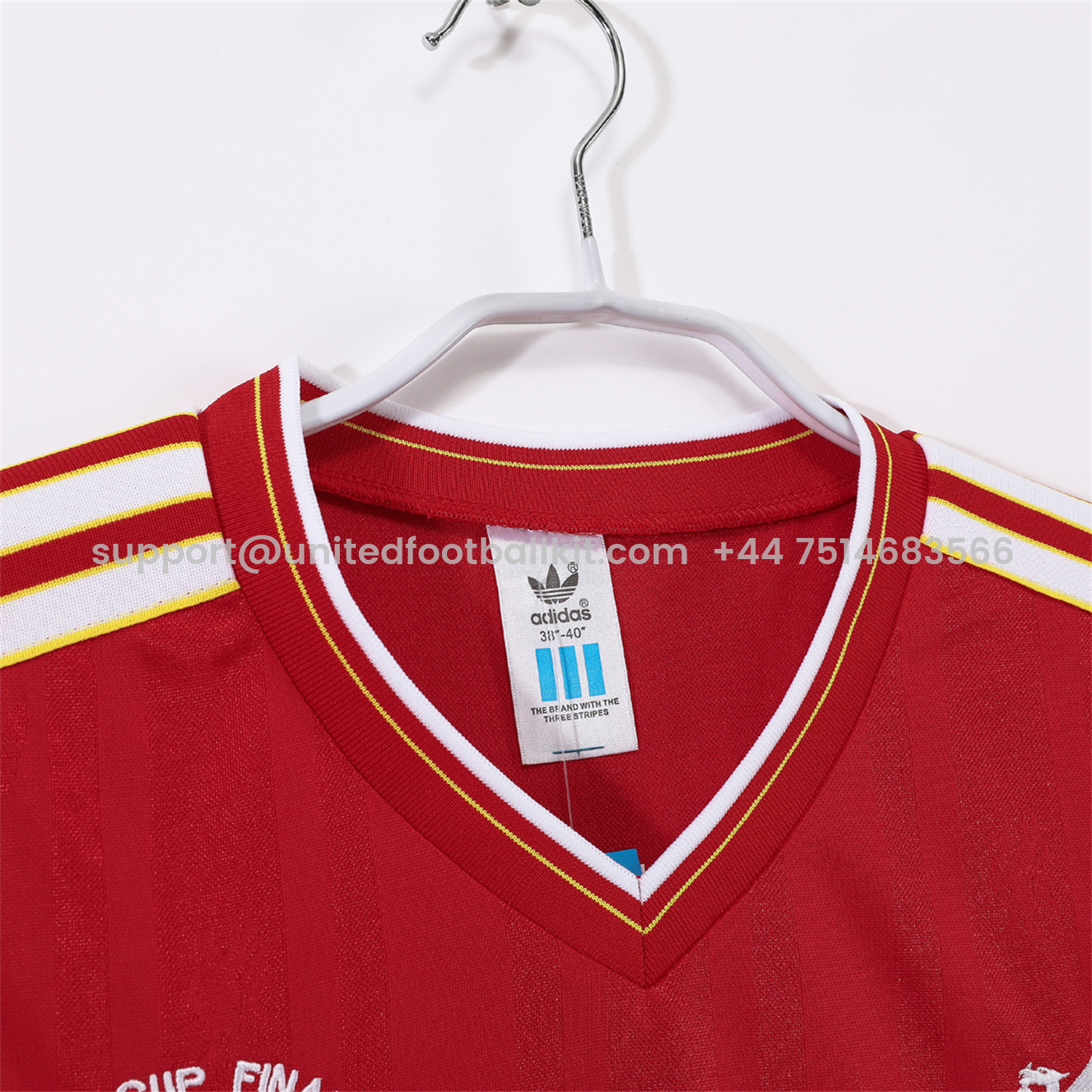 Unitedfootballkit.com | Retro Liver.pool 1985-86 Home Jersey - FA CUP FINAL Version -Customize Name, Number and Patch | Worldwide Shipping