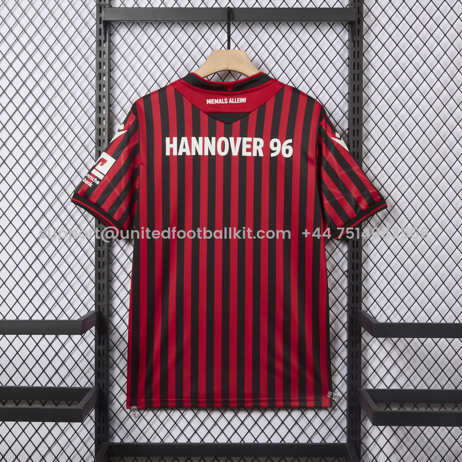 Unitedfootballkit.com | Hannover 96 25-26 Home Jersey - Fans Version -Customize Name, Number and Patch | Worldwide Shipping