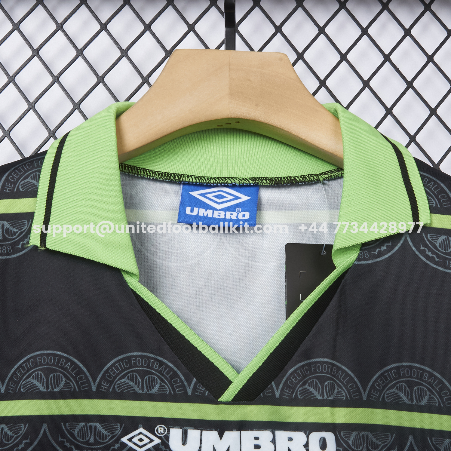 Unitedfootballkit.com | Retro Celtic 1998-99 Away Jersey -Customize Name, Number and Patch | Worldwide Shipping