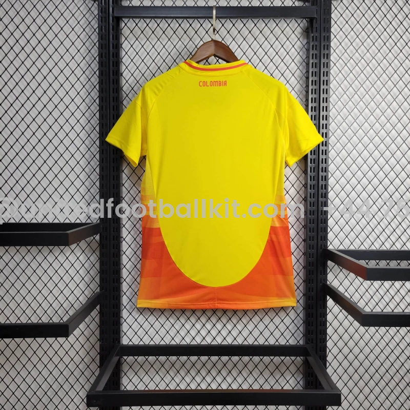 Unitedfootballkit.com | Women's Colombia 2024 Home Stadium Jersey -Customize Name, Number and Patch | Worldwide Shipping