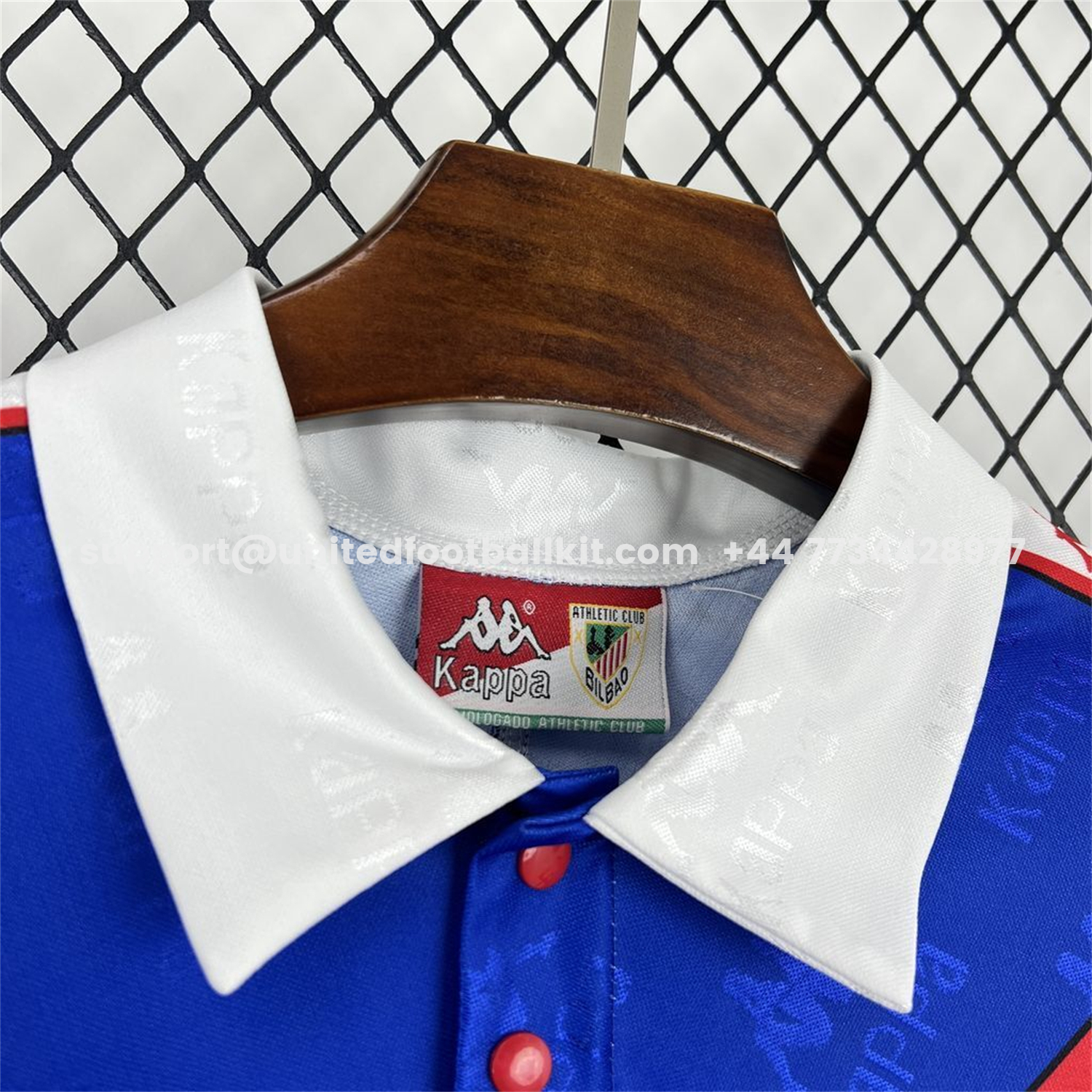 Unitedfootballkit.com | Retro Athletic Bilbao 1994-95 Away Jersey -Customize Name, Number and Patch | Worldwide Shipping