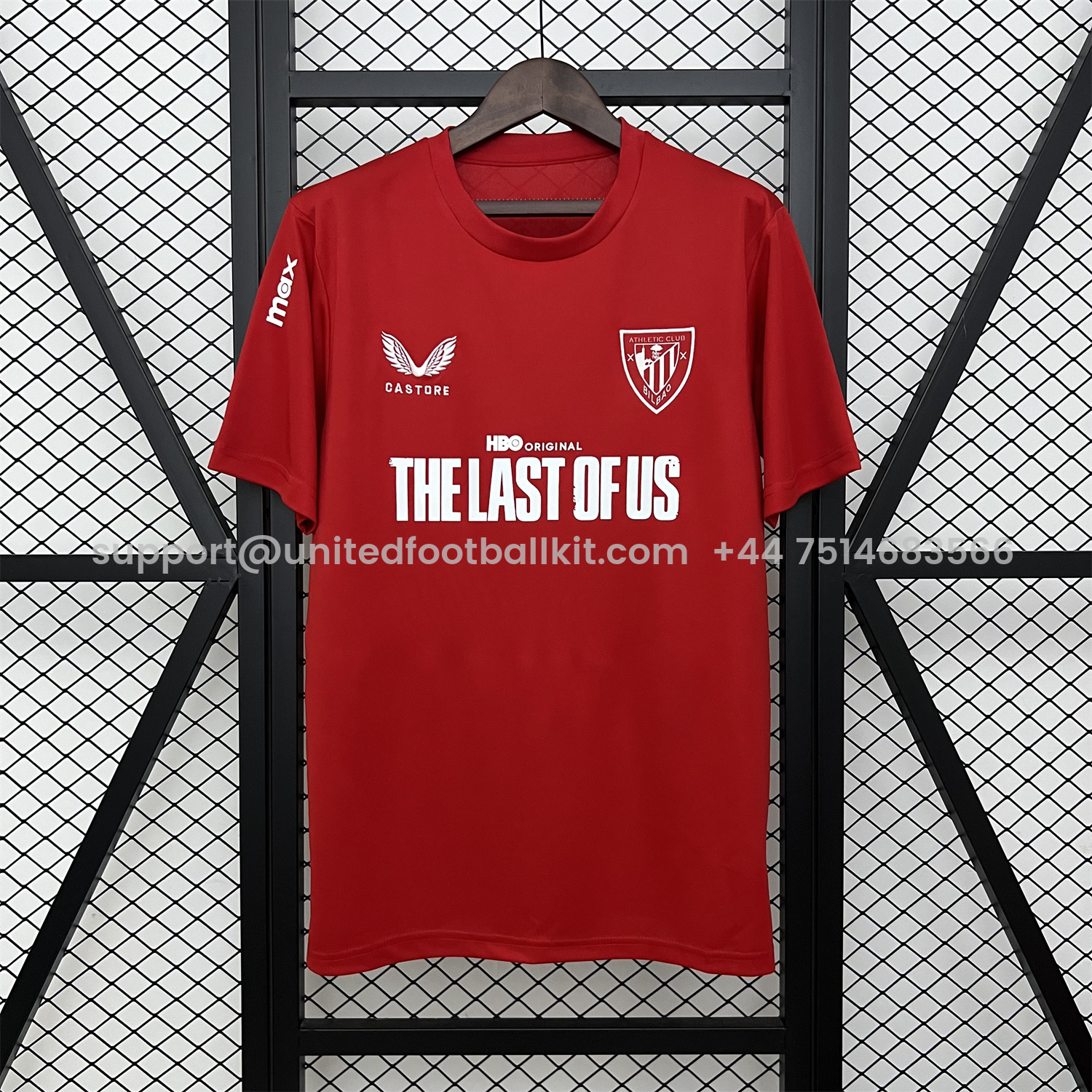 Unitedfootballkit.com | Athletic Bilbao 24-25 Red Goalkeeper The Last of Us Special Jersey - Fans Version -Customize Name, Number and Patch | Worldwide Shipping
