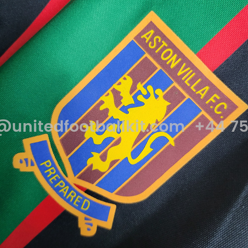 Unitedfootballkit.com | Retro Aston Villa 1993-95 Away Jersey -Customize Name, Number and Patch | Worldwide Shipping