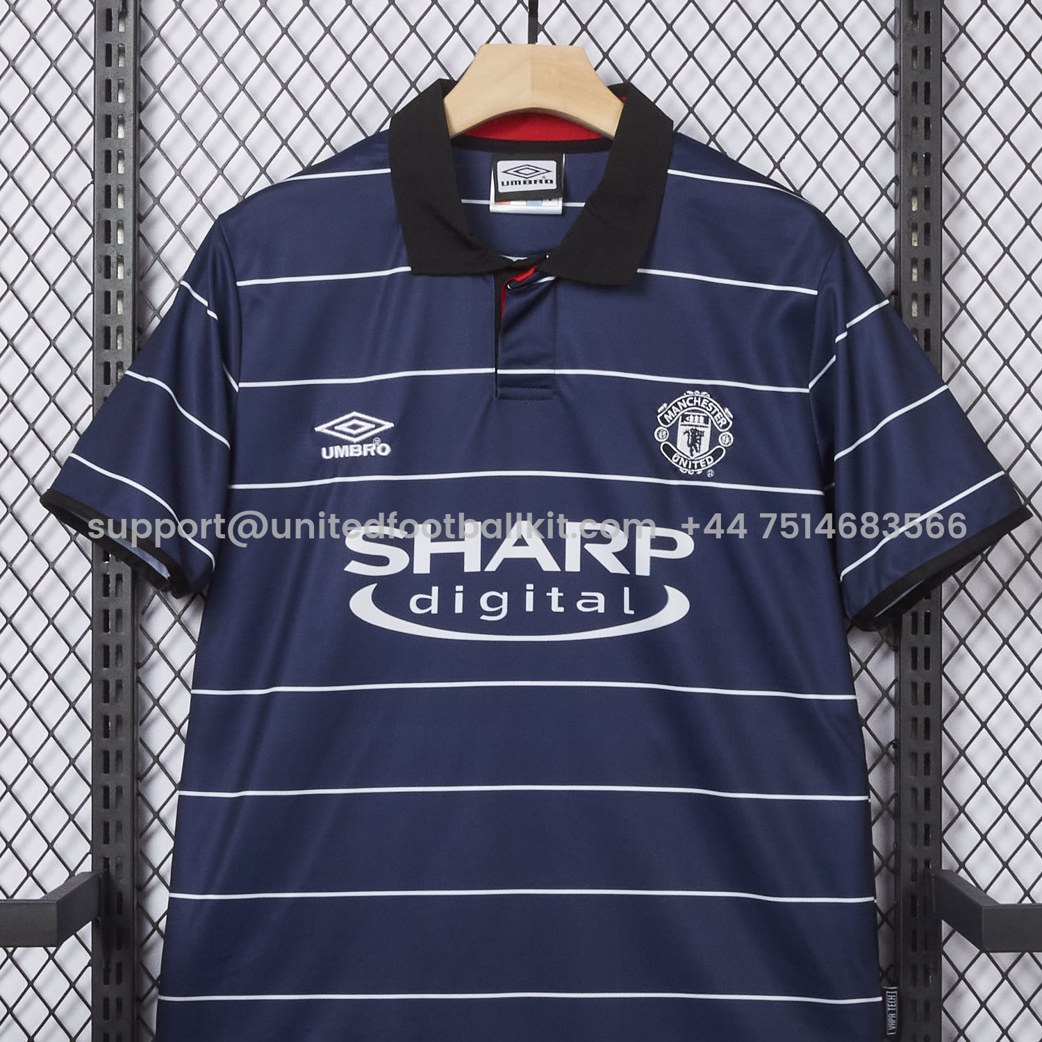 Unitedfootballkit.com | Retro Manchester United 1999-00 Third Jersey -Customize Name, Number and Patch | Worldwide Shipping
