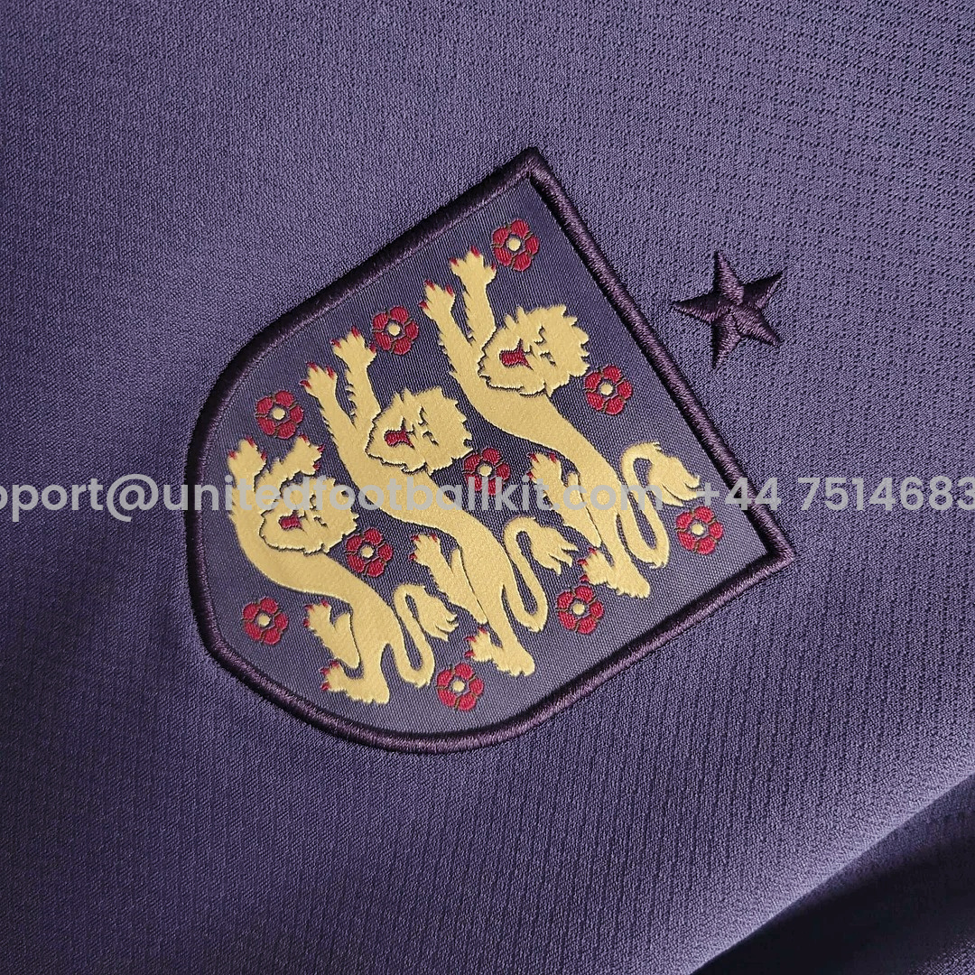 Unitedfootballkit.com | England 2024 Away Stadium Jersey - Fans Version -Customize Name, Number and Patch | Worldwide Shipping