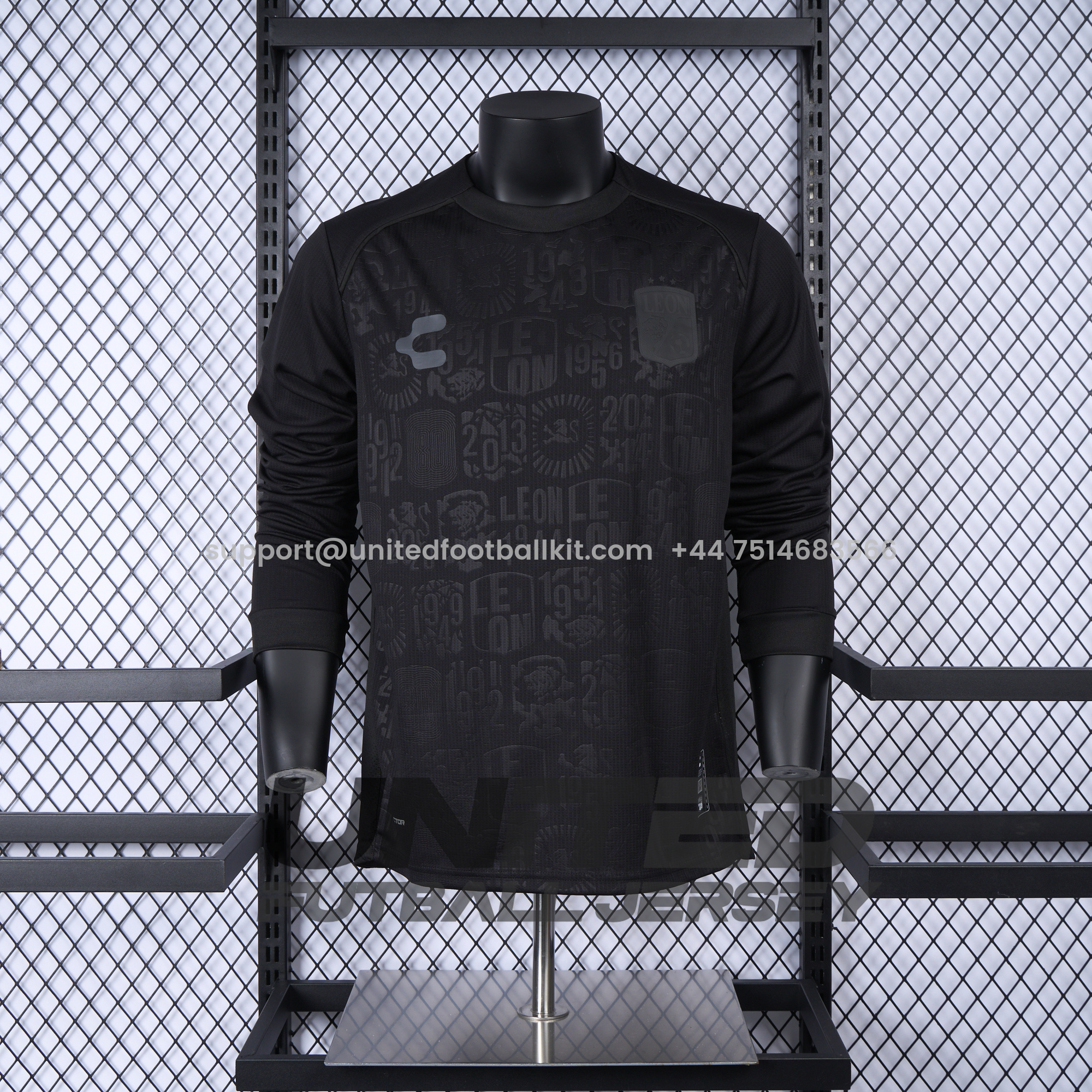 Unitedfootballkit.com | Club León Club Leon 24-25 80th Anniversary Long Sleeve Jersey -Customize Name, Number and Patch | Worldwide Shipping