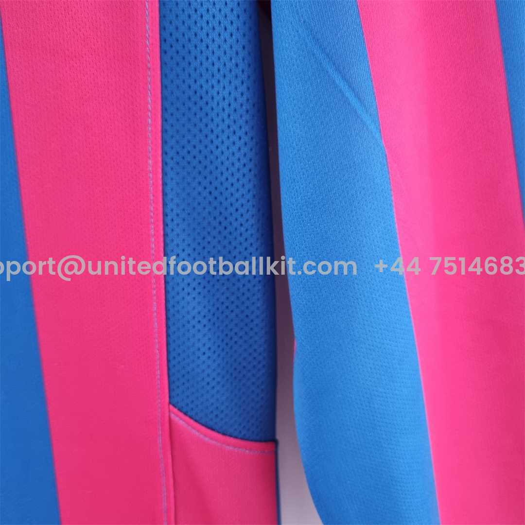 Unitedfootballkit.com | Retro Barcelona 05-06 Home Long Sleeve Jersey - UEFA Champions League Final -Customize Name, Number and Patch | Worldwide Shipping