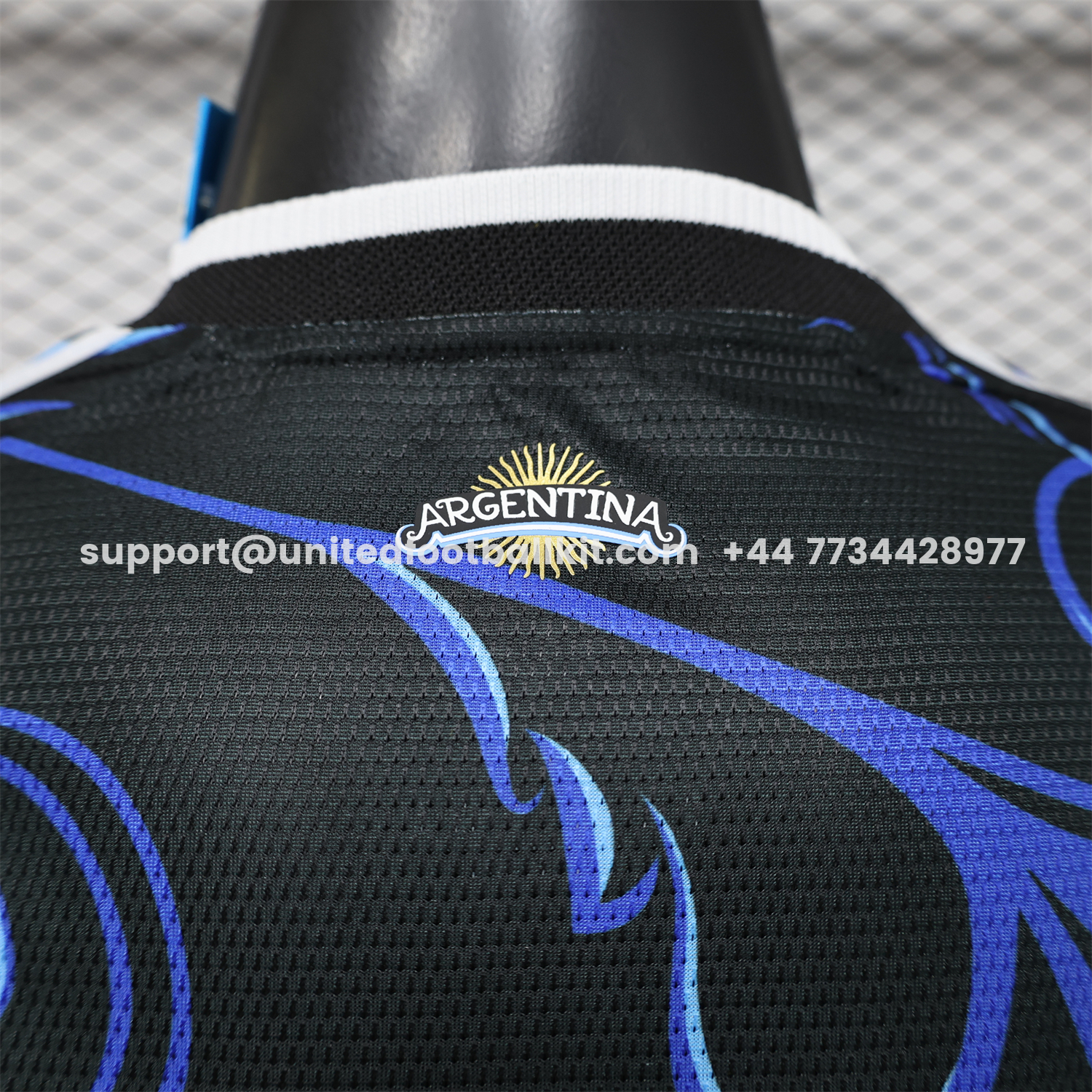 Unitedfootballkit.com | Argentina 2026 Away Deep Blue Long Sleeves Jersey - Player Version -Customize Name, Number and Patch | Worldwide Shipping