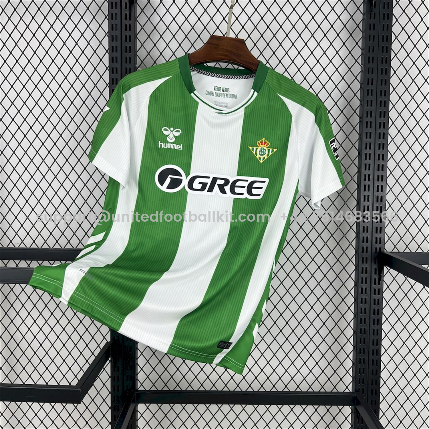 Unitedfootballkit.com | Real Betis 25-26 Home Jersey - Fans Version -Customize Name, Number and Patch | Worldwide Shipping
