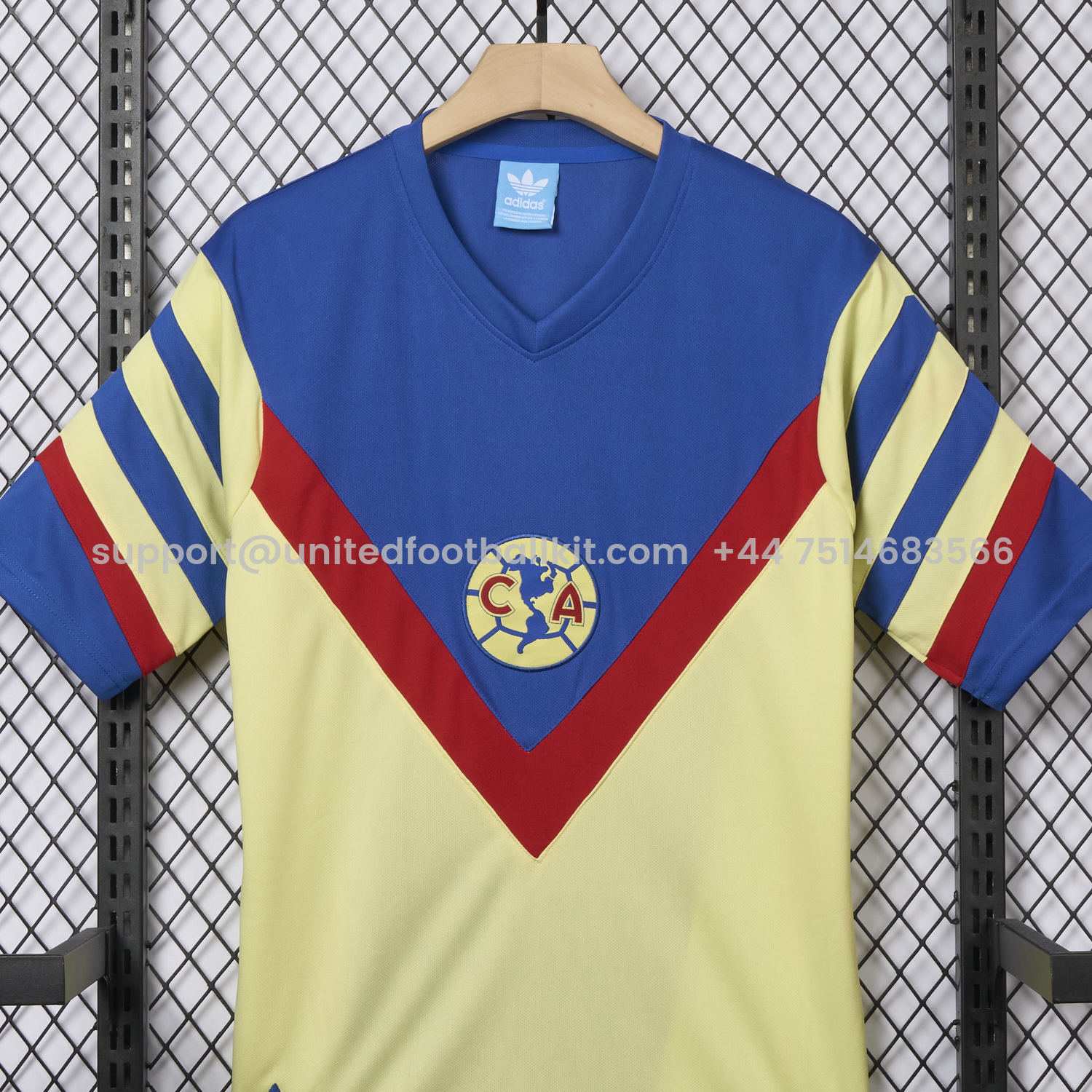 Unitedfootballkit.com | Retro Club América 1982-84 Home Jersey -Customize Name, Number and Patch | Worldwide Shipping