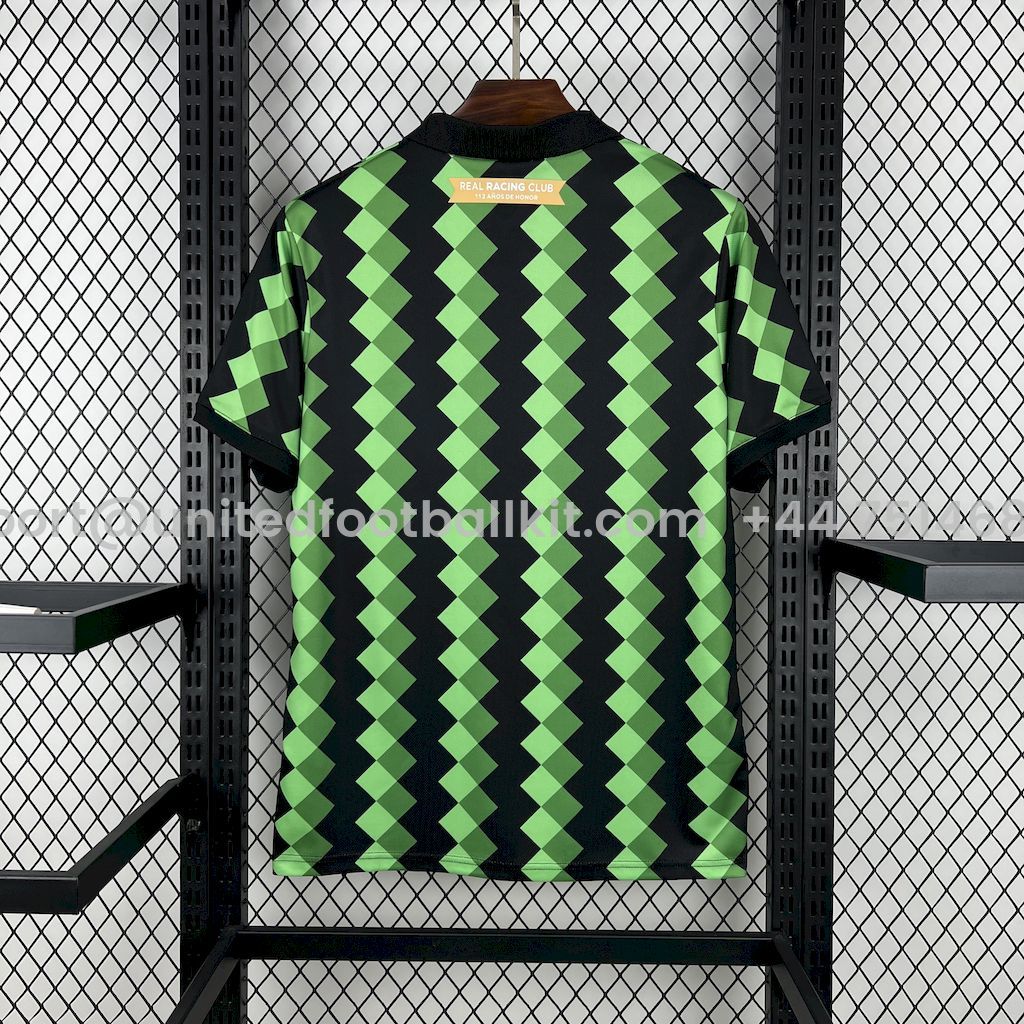 Unitedfootballkit.com | Racing de Santander 24-25 Green GK Anniversary Jersey - Fans Version -Customize Name, Number and Patch | Worldwide Shipping
