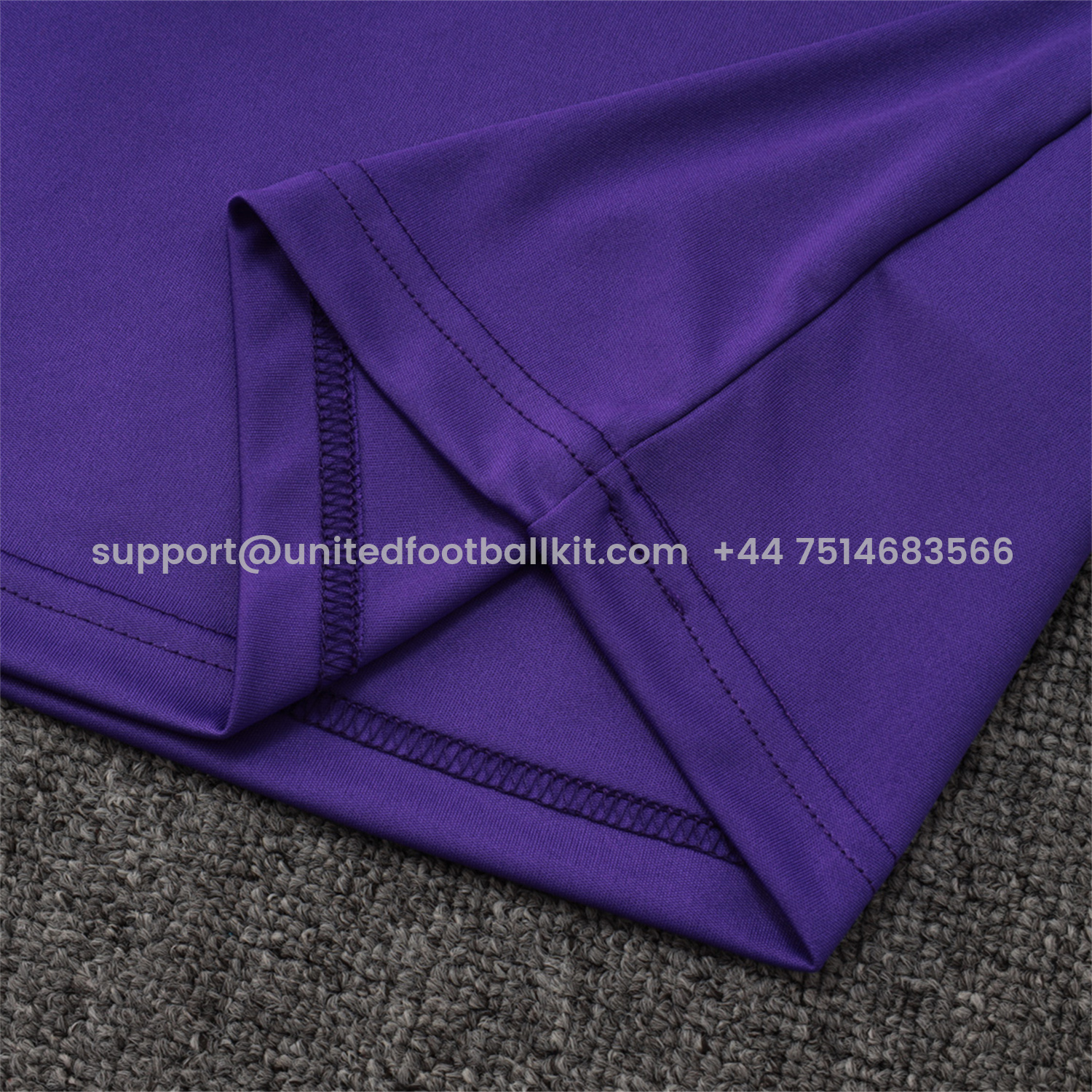 Unitedfootballkit.com | Real Madrid 25-26 Throwback Trefoil Vest Training Set - Purple -Customize Name, Number and Patch | Worldwide Shipping