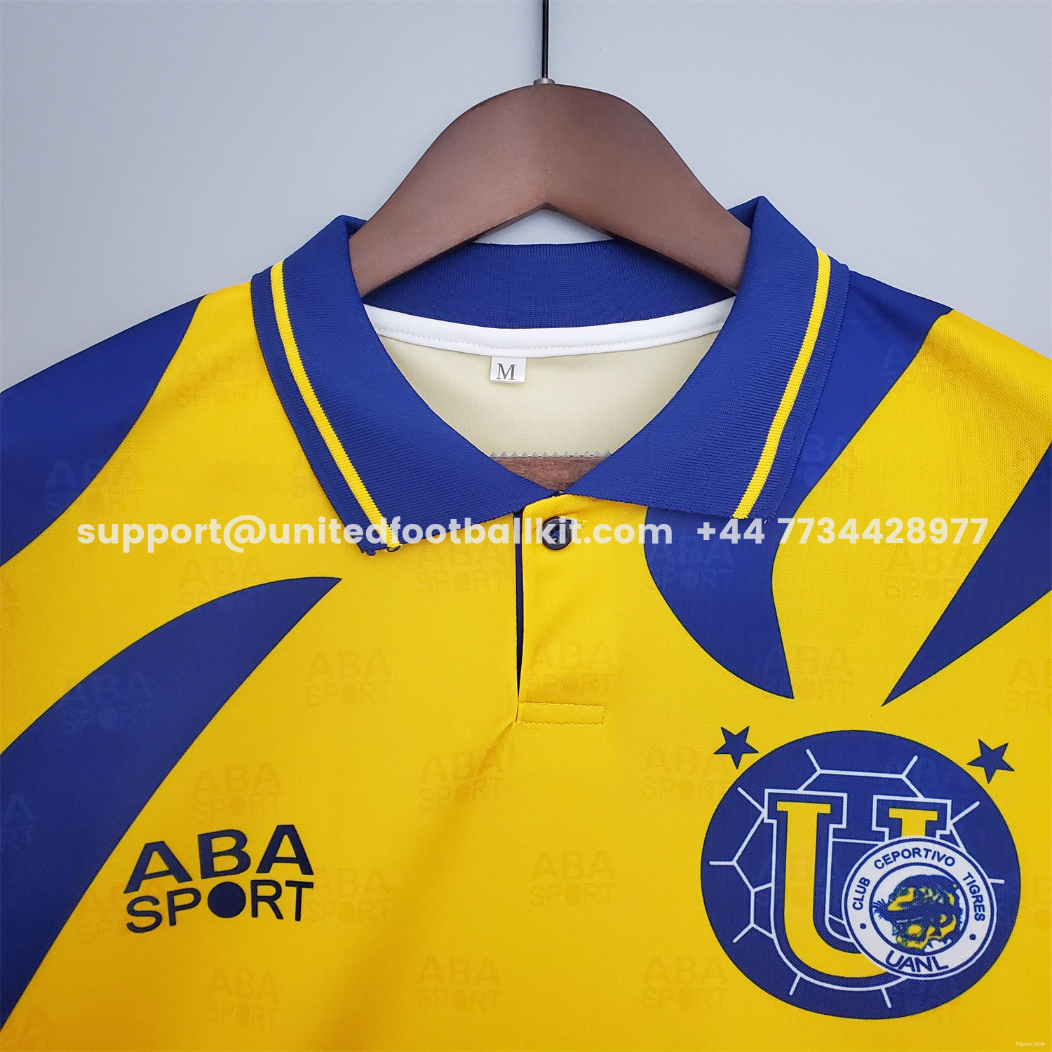 Unitedfootballkit.com | Retro Tigres UANL 1996-97 Home Jersey -Customize Name, Number and Patch | Worldwide Shipping