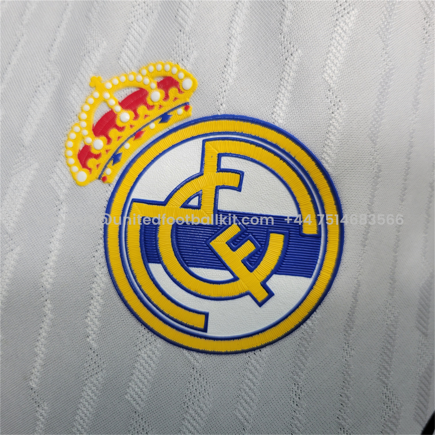 Unitedfootballkit.com | Retro Real Madrid 2023-24 Home Jersey - Player Version -Customize Name, Number and Patch | Worldwide Shipping
