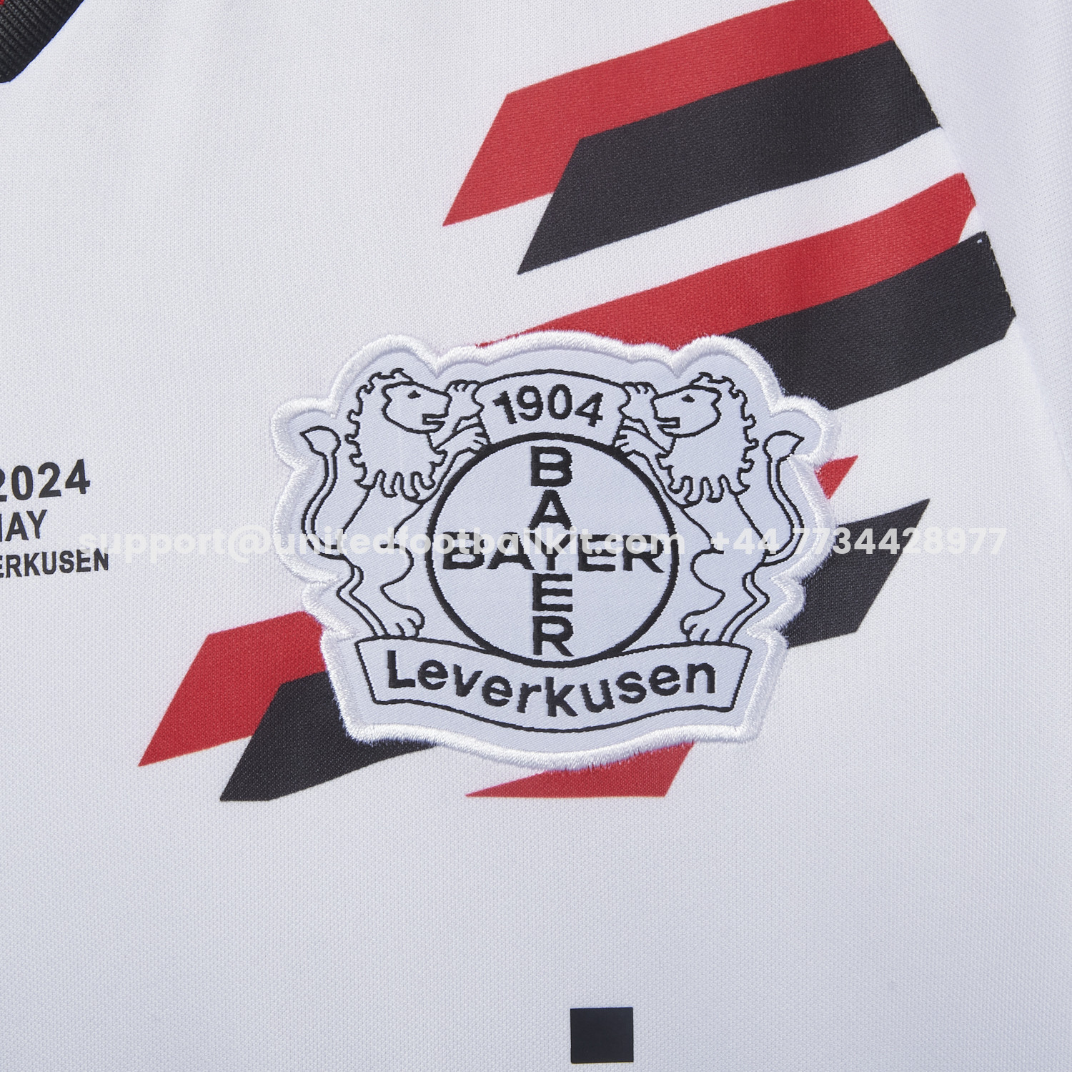 Unitedfootballkit.com | Retro Bayer 04 Leverkusen 23-24 Europa Conference League Final Jersey -Customize Name, Number and Patch | Worldwide Shipping