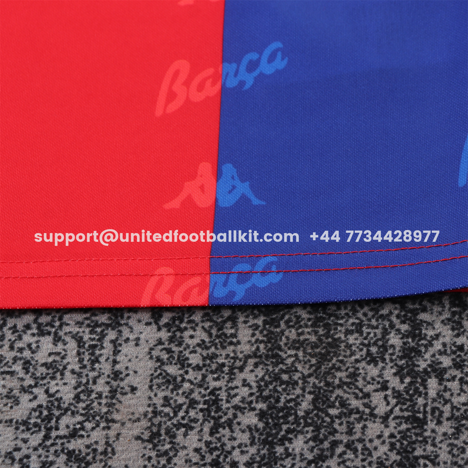 Unitedfootballkit.com | Retro Barcelona 1992-95 Home Kids Kit -Customize Name, Number and Patch | Worldwide Shipping