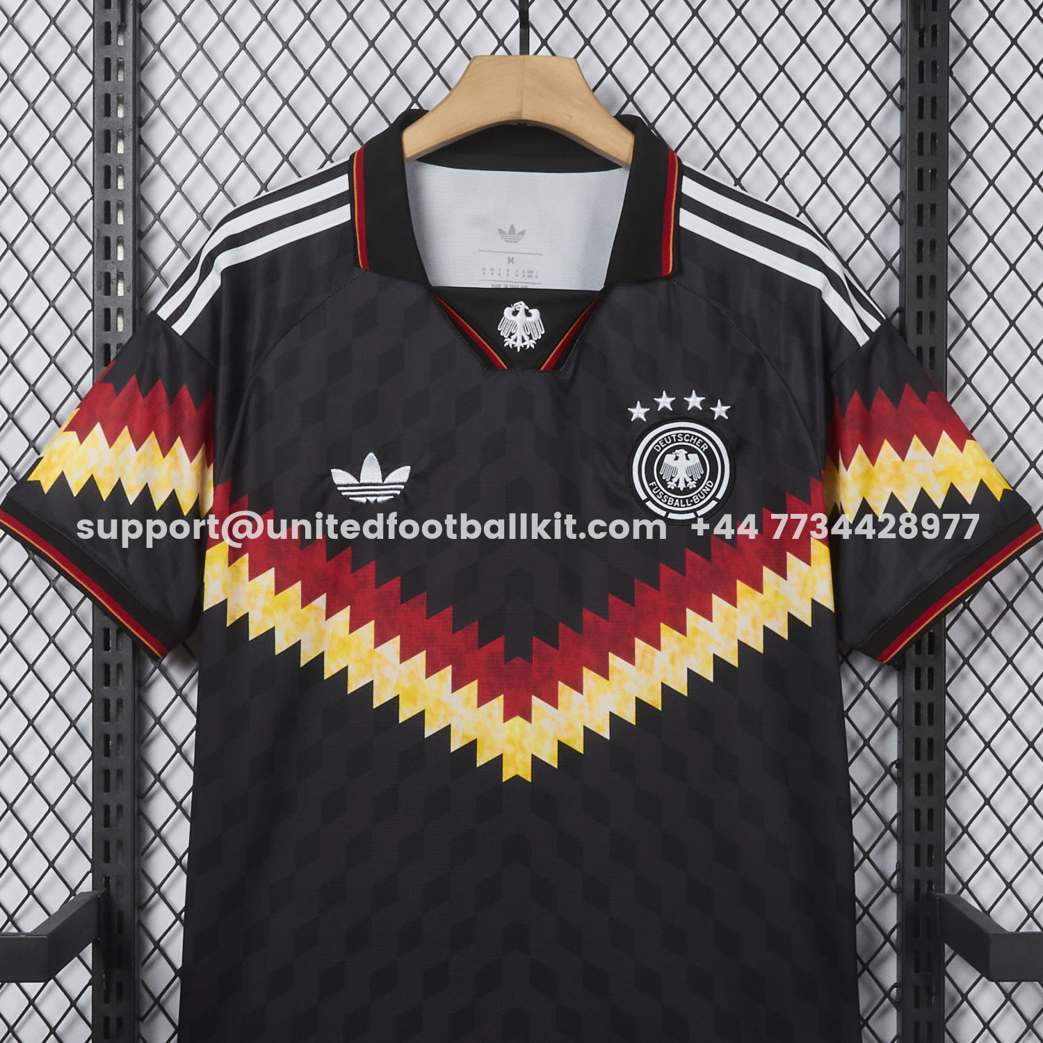 Unitedfootballkit.com | Germany 2026 Black V-Shaped Design Special Jersey - Fans Version -Customize Name, Number and Patch | Worldwide Shipping