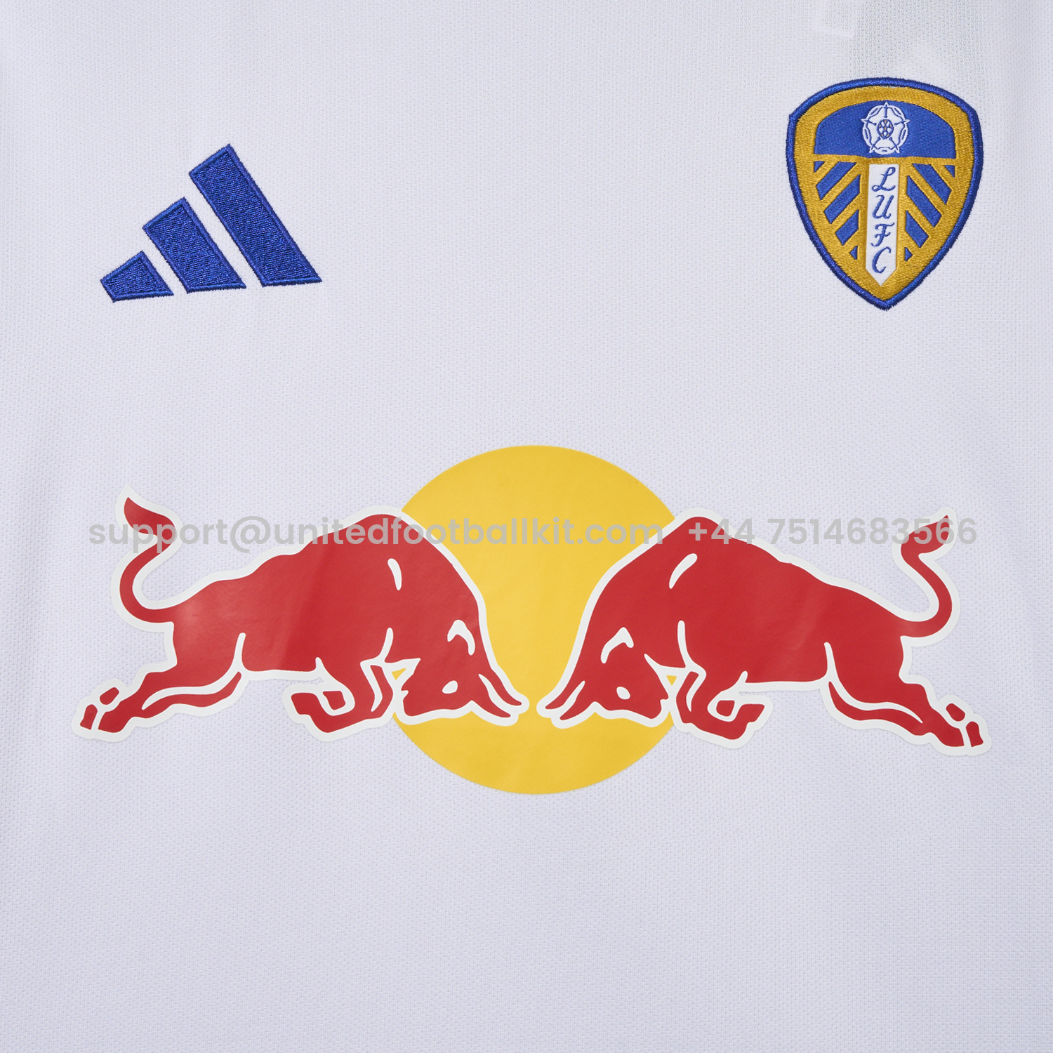 Unitedfootballkit.com | Leeds United 25-26 Home White Jersey - Fans Version -Customize Name, Number and Patch | Worldwide Shipping