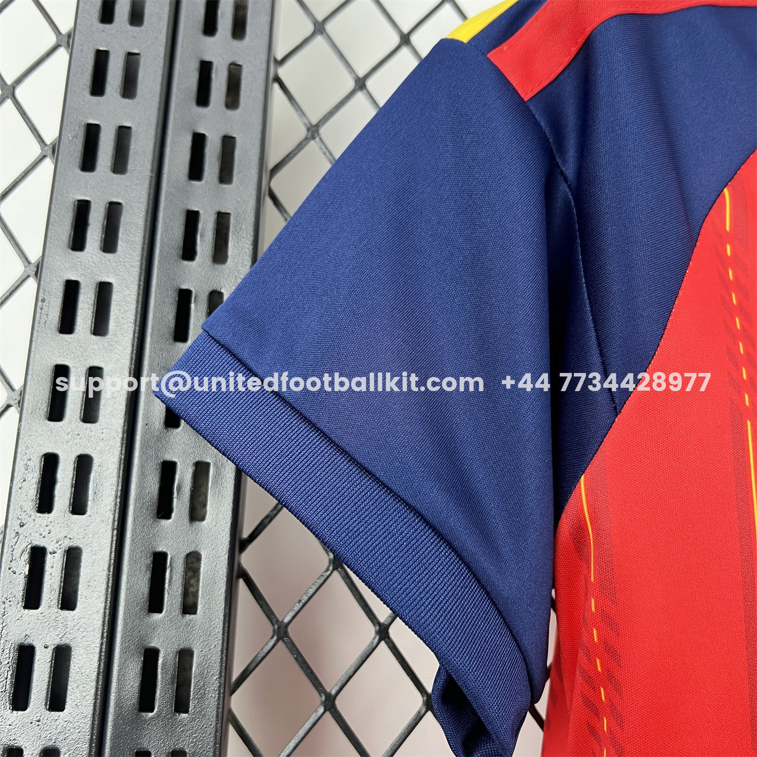 Unitedfootballkit.com | Spain 2026 Home Kids Kit -Customize Name, Number and Patch | Worldwide Shipping