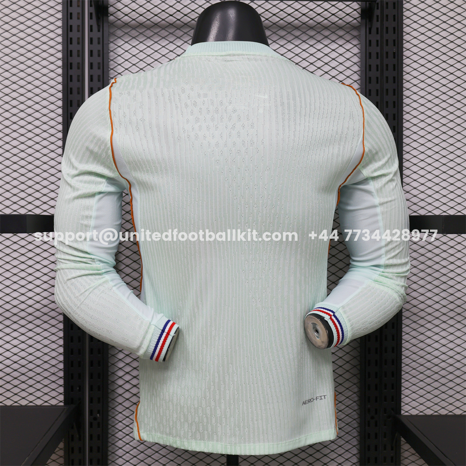 Unitedfootballkit.com | France 2026 Away Mint Green Long Sleeves Jersey - Player Version -Customize Name, Number and Patch | Worldwide Shipping