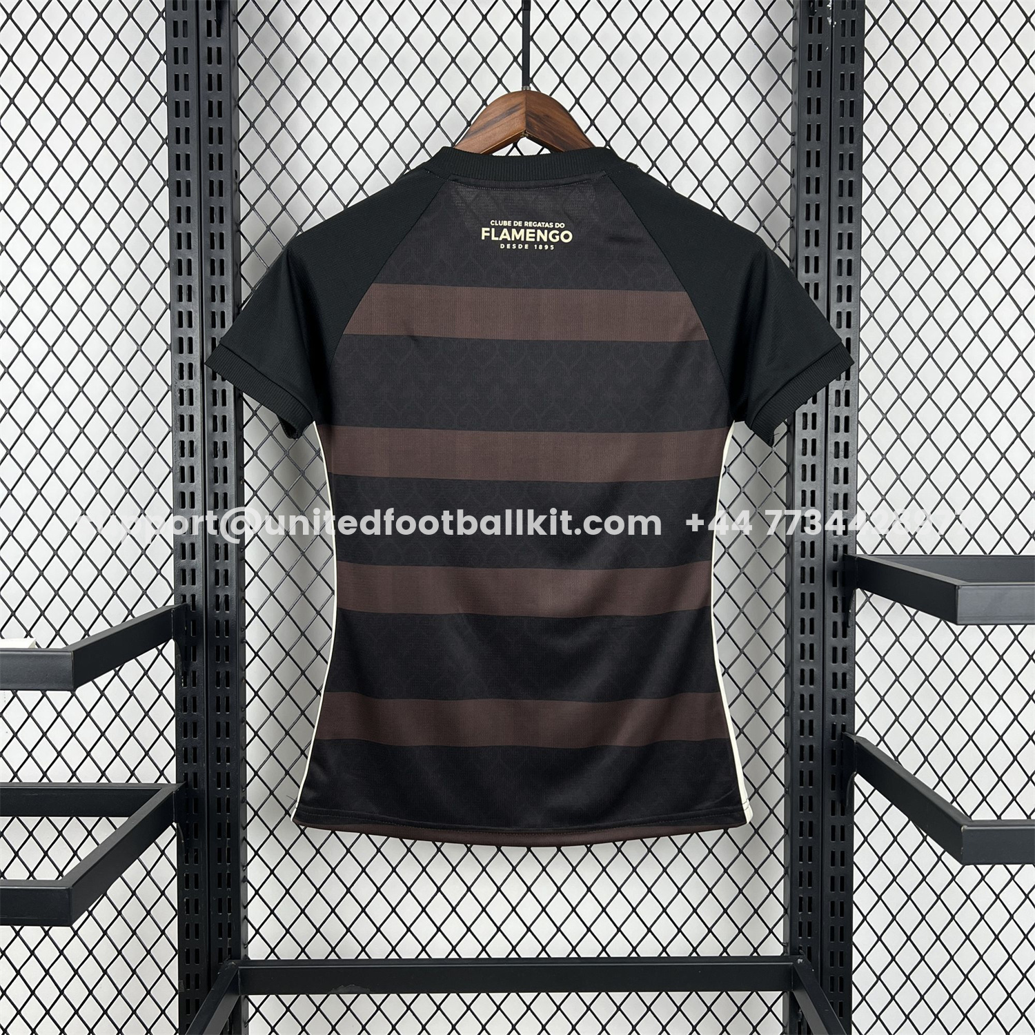 Unitedfootballkit.com | Women's Flamengo 25-26 Brown And Black Special Jersey -Customize Name, Number and Patch | Worldwide Shipping