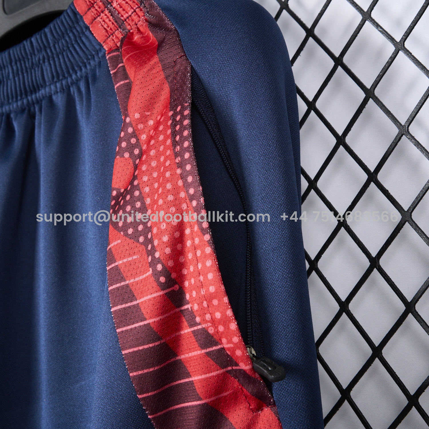 Unitedfootballkit.com | Olympique Lyonnais Lyon 24-25 Navy Blue Training Pants - Player Version -Customize Name, Number and Patch | Worldwide Shipping