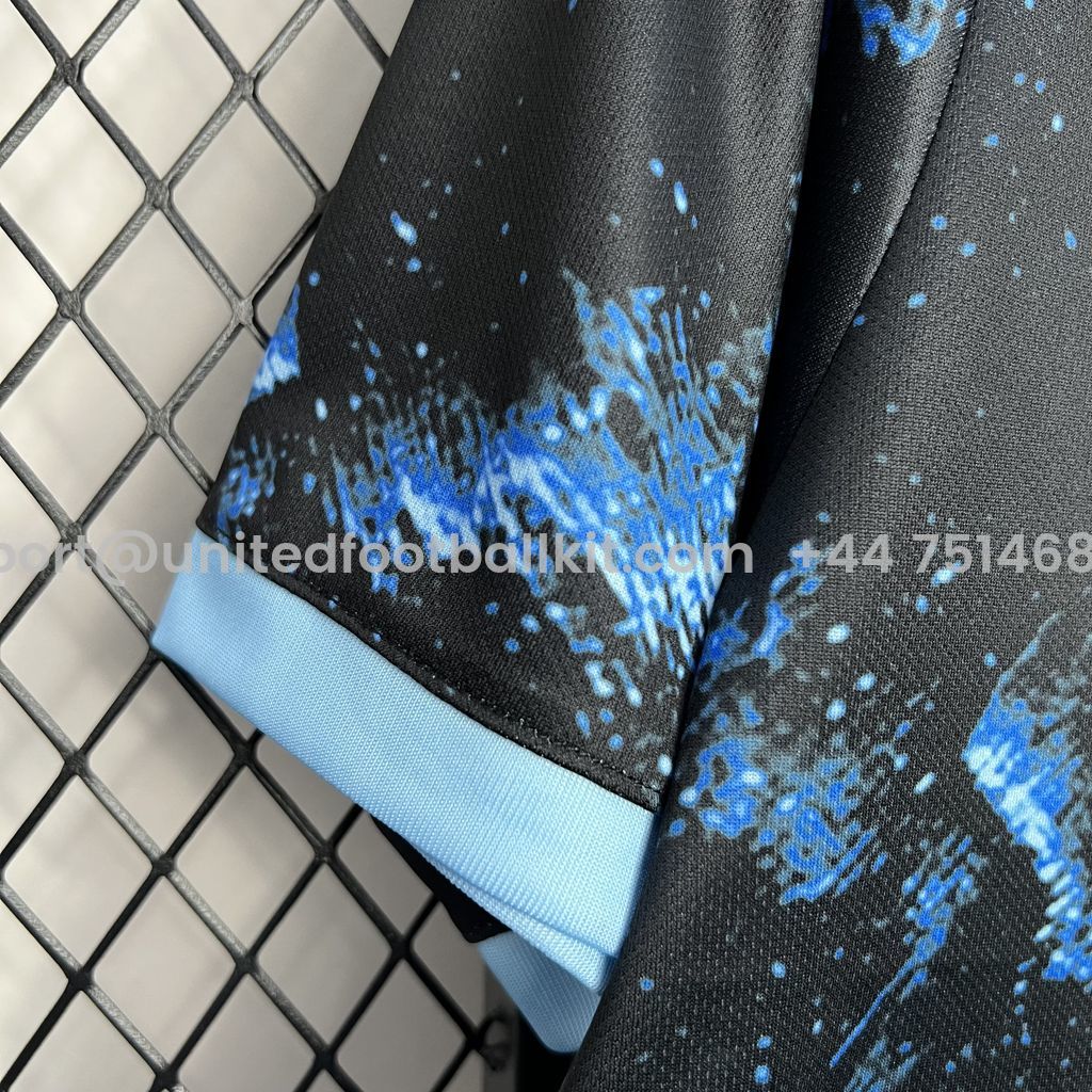 Unitedfootballkit.com | Real Madrid 24-25 Ocean Blue Special Edition Jersey - Fans Version -Customize Name, Number and Patch | Worldwide Shipping