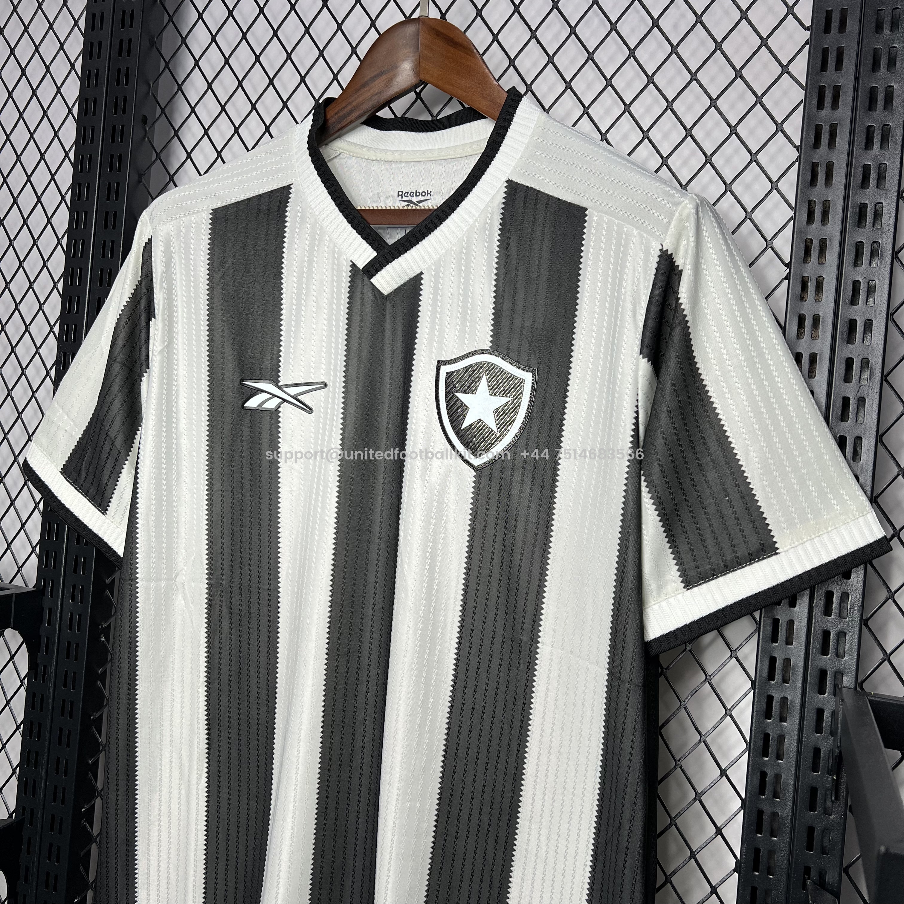 Unitedfootballkit.com | Botafogo 2024 Home Unsponsored Jersey - Fans Version -Customize Name, Number and Patch | Worldwide Shipping