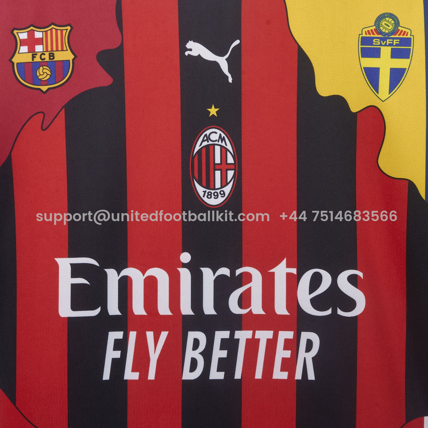 Unitedfootballkit.com | Zlatan Ibrahimović Career Commemorative Jersey - Fans Version - AC Milan Inter Milan Barcelona Ajax Paris Saint-Germain PSG Sweden -Customize Name, Number and Patch | Worldwide Shipping