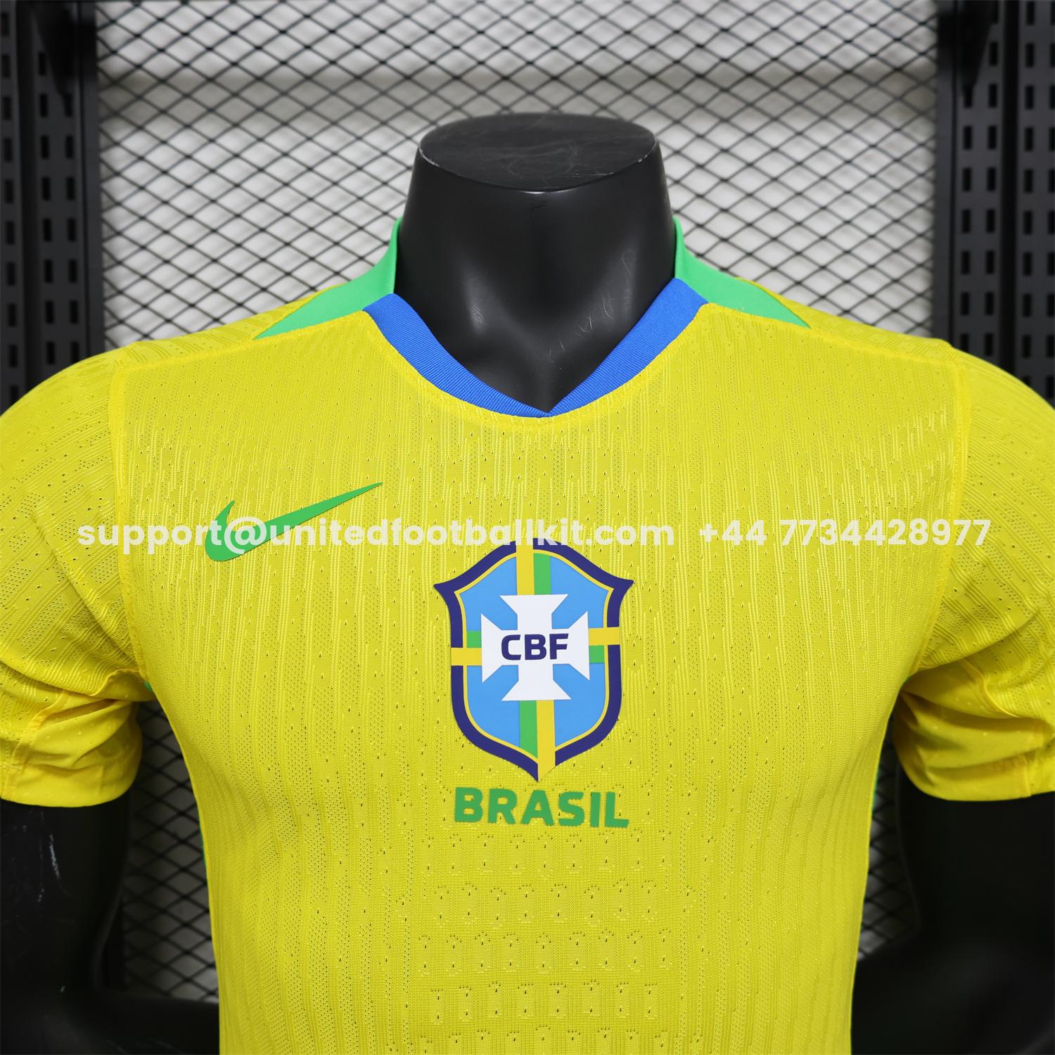 Unitedfootballkit.com | Brazil 2025 Women's Team Home Jersey - Men's Player Version -Customize Name, Number and Patch | Worldwide Shipping