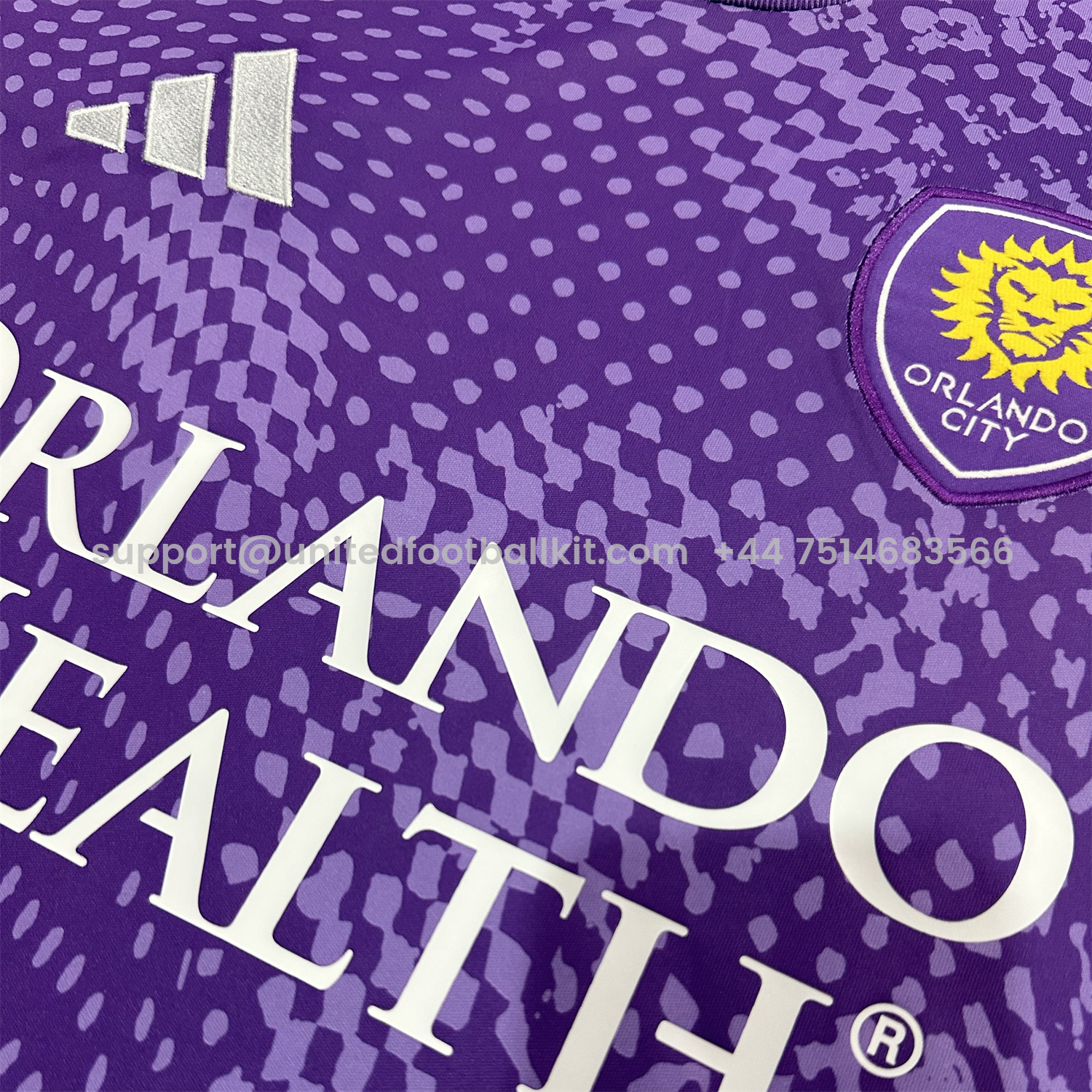 Unitedfootballkit.com | Orlando City 25-26 Home Jersey - Fans Version -Customize Name, Number and Patch | Worldwide Shipping