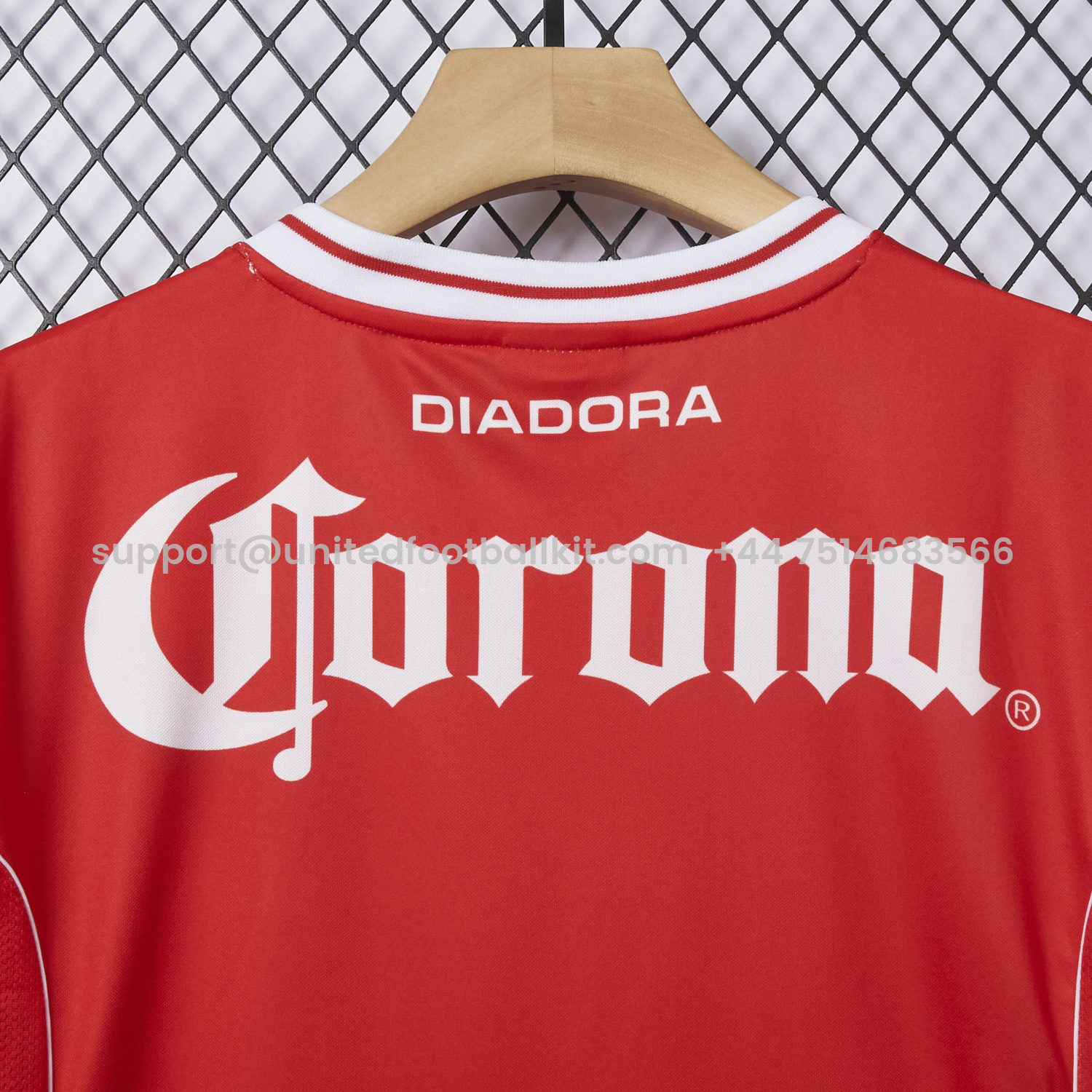 Unitedfootballkit.com | Retro Toluca 1998-99 Home Red Jersey -Customize Name, Number and Patch | Worldwide Shipping