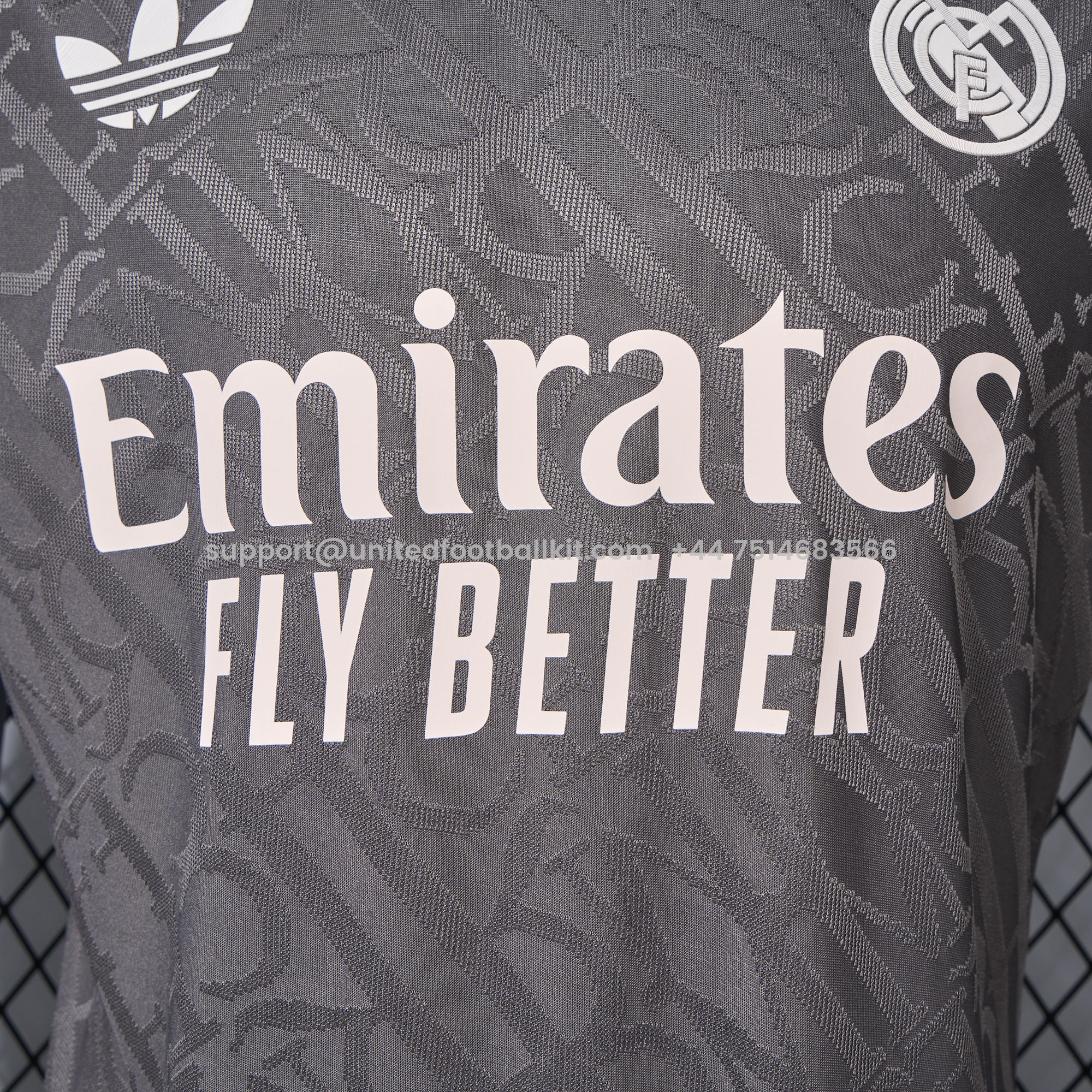 Unitedfootballkit.com | Real Madrid 24-25 Third Jersey - Player Version -Customize Name, Number and Patch | Worldwide Shipping