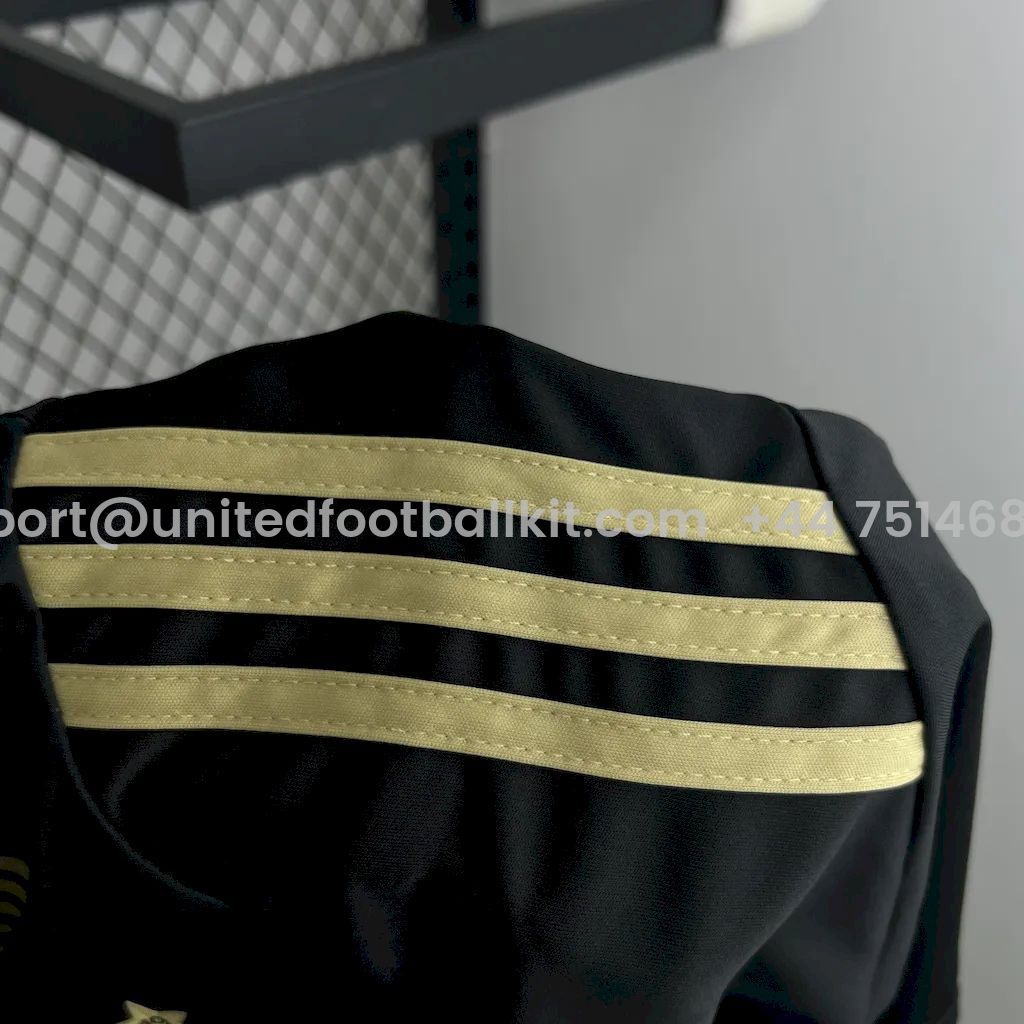 Unitedfootballkit.com | Algeria 2024-25 Black Gold Supporter Jersey - Fans Version -Customize Name, Number and Patch | Worldwide Shipping