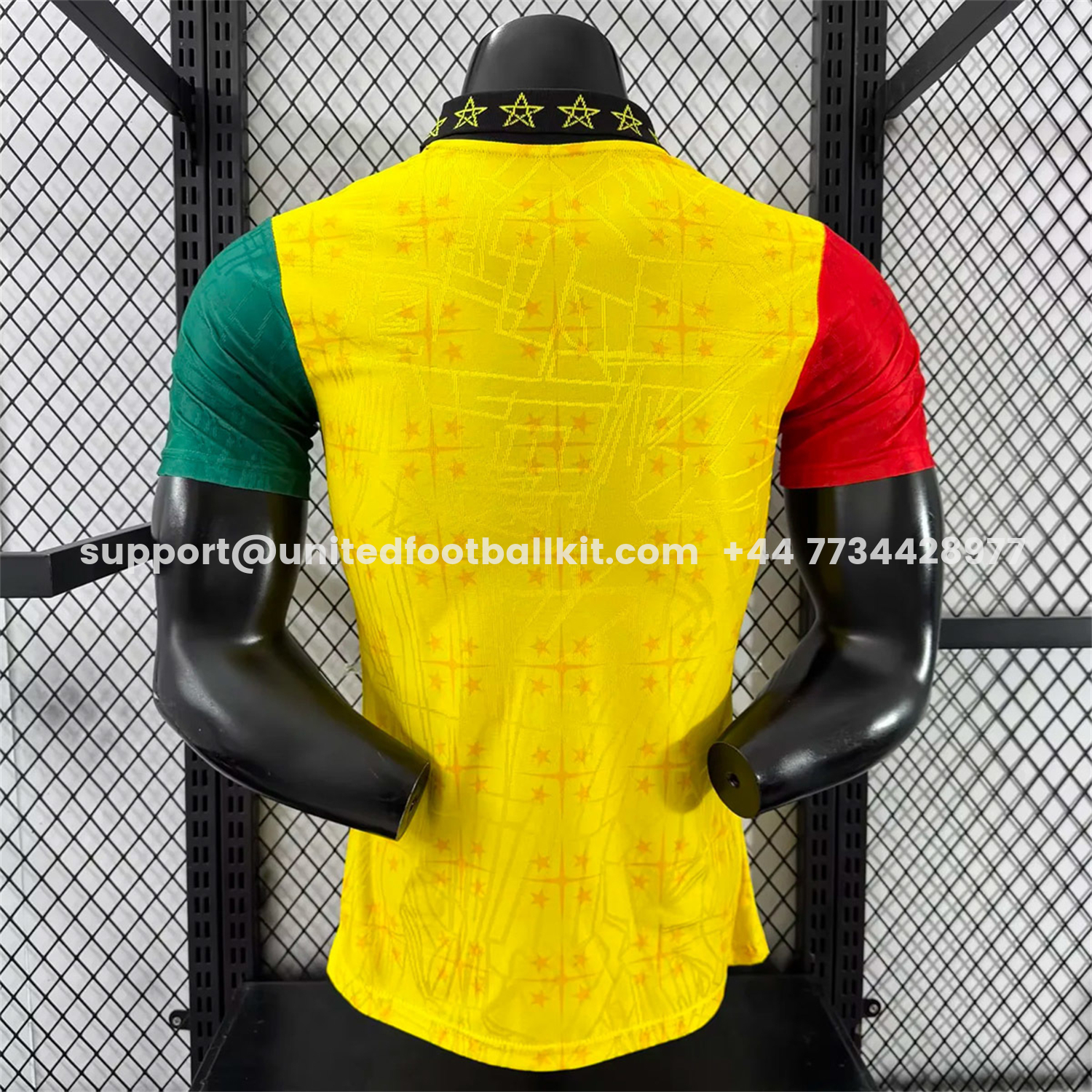 Unitedfootballkit.com | Ghana 2026 Coat Of Arms Yellow Special Jersey - Player Version -Customize Name, Number and Patch | Worldwide Shipping