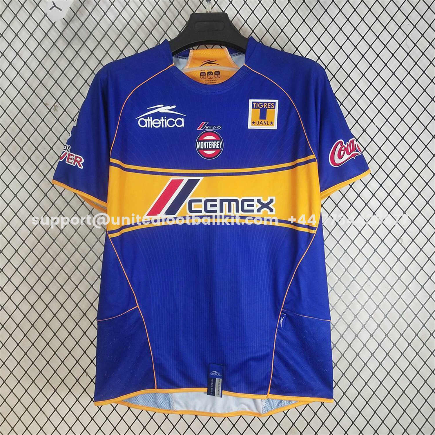 Unitedfootballkit.com | Retro Tigres UANL 05-06 Away Jersey -Customize Name, Number and Patch | Worldwide Shipping